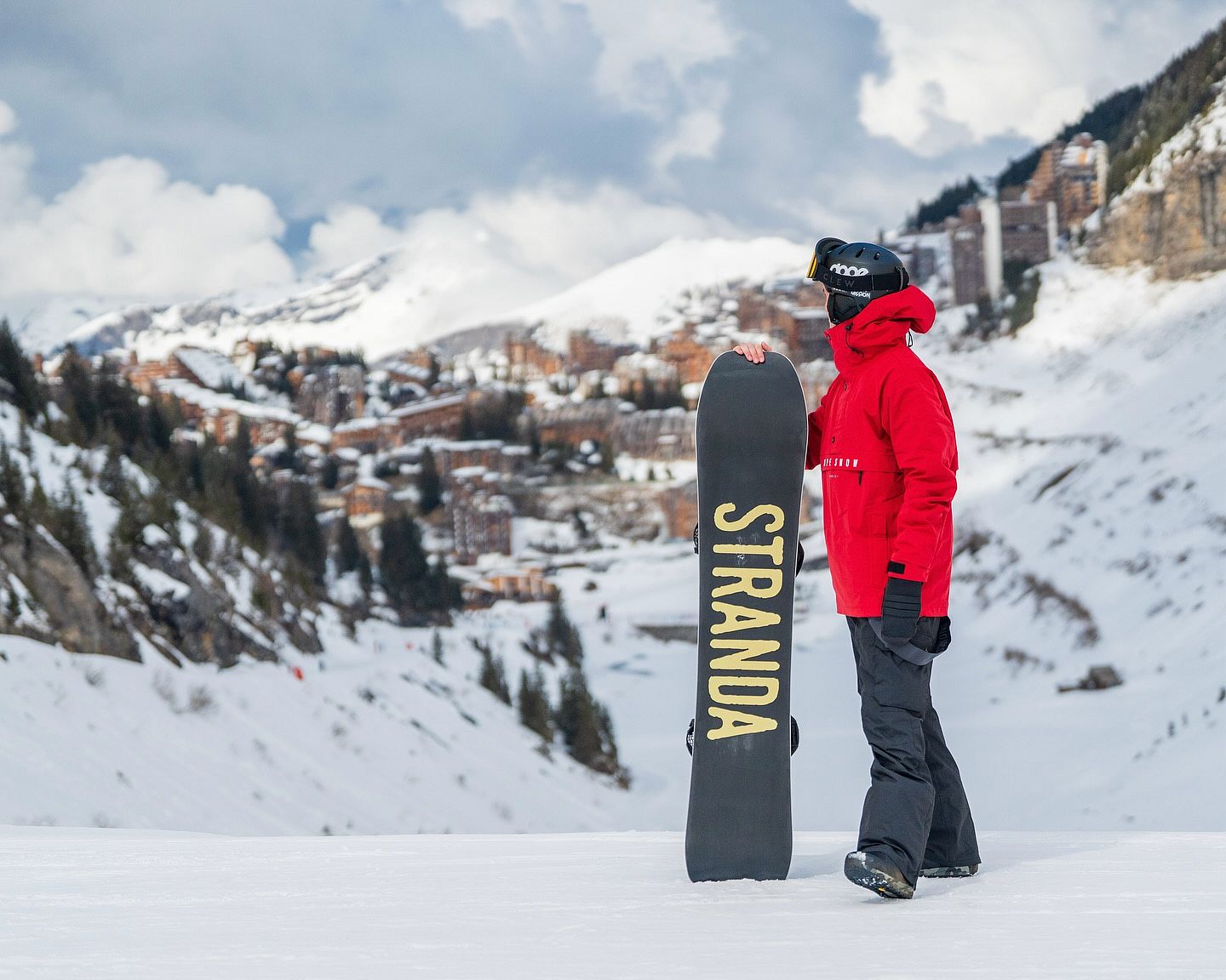 Snowboard Jacket For Men Deep Red