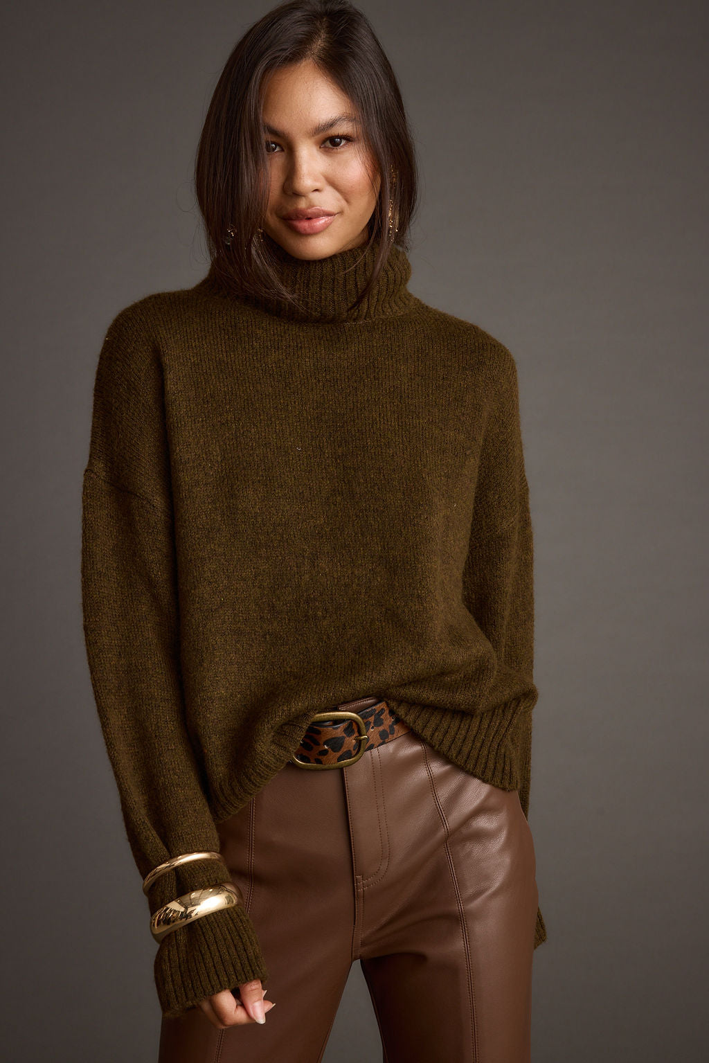 Cedar Oversized Sweater Turtleneck