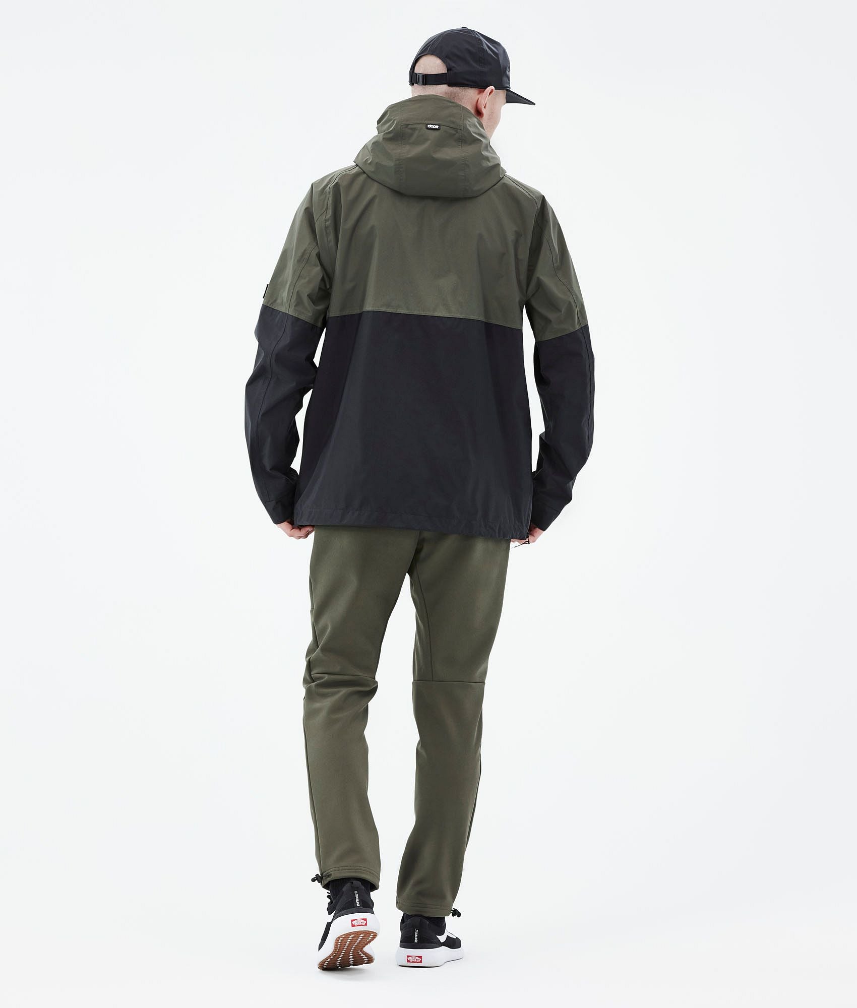 Outdoor Jacket For Men Olive Green/Black