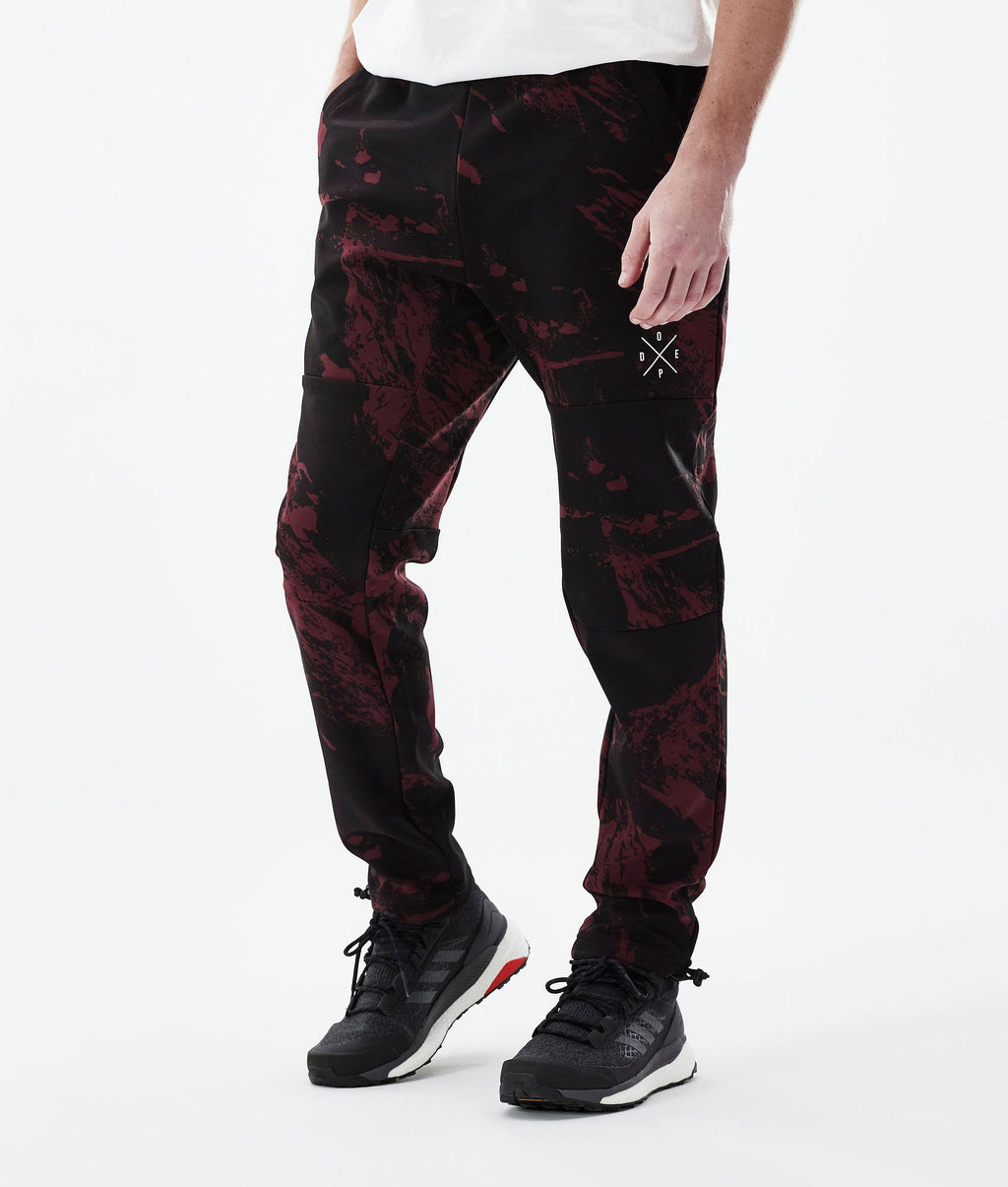 Outdoor Pants For Men Paint Burgundy