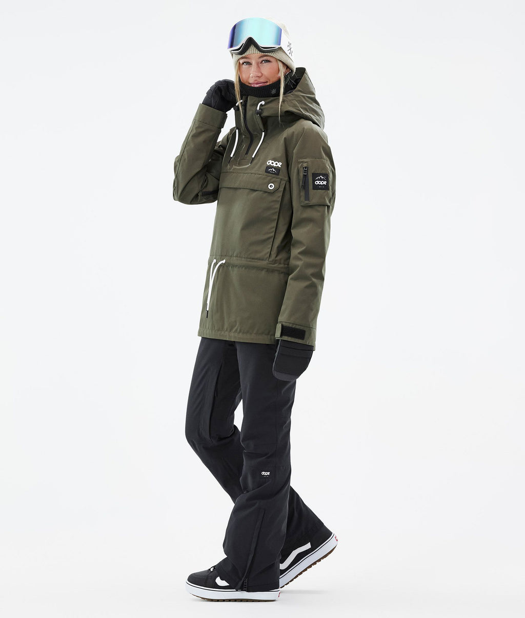 Snowboard Jacket For Women Olive Green