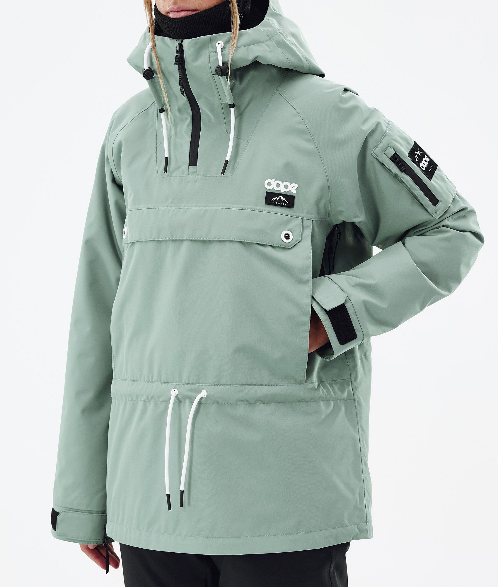Snowboard Jacket For Women Faded Green