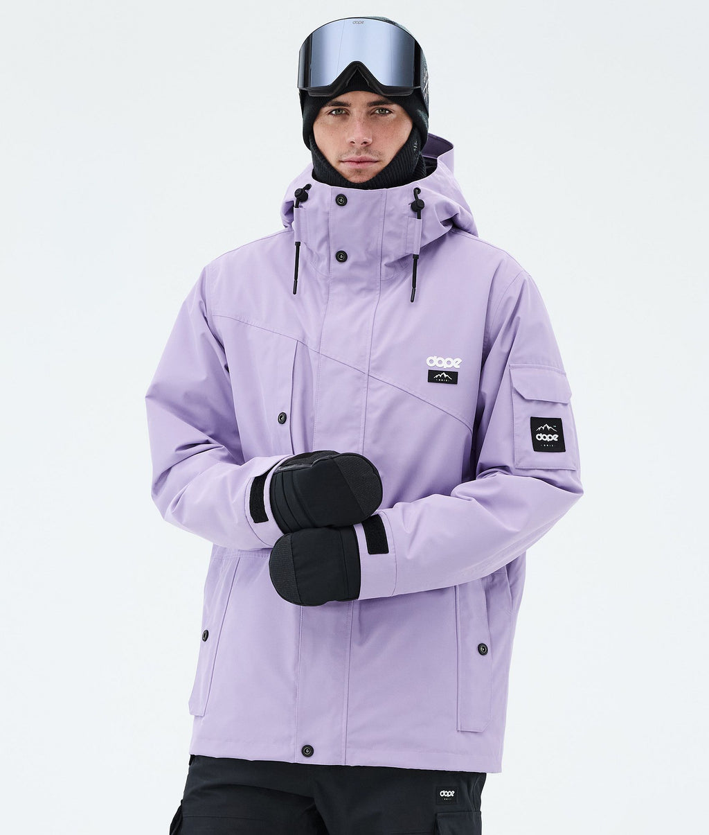 Snowboard Jacket For Men Faded Violet