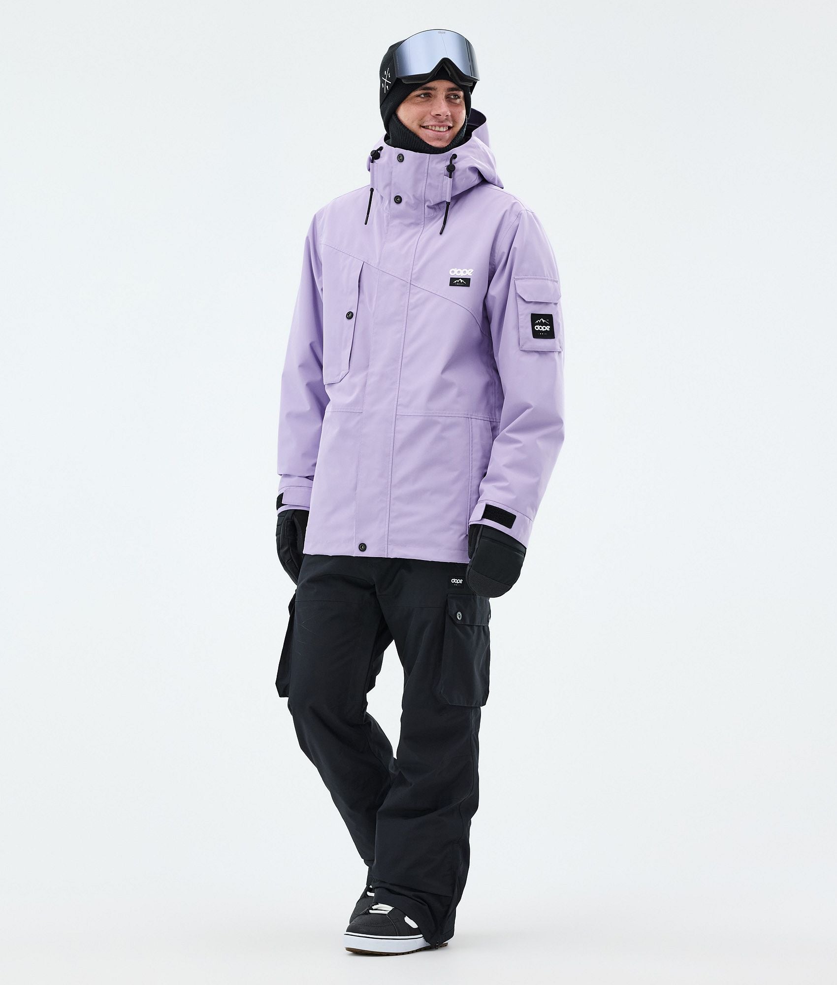 Snowboard Jacket For Men Faded Violet
