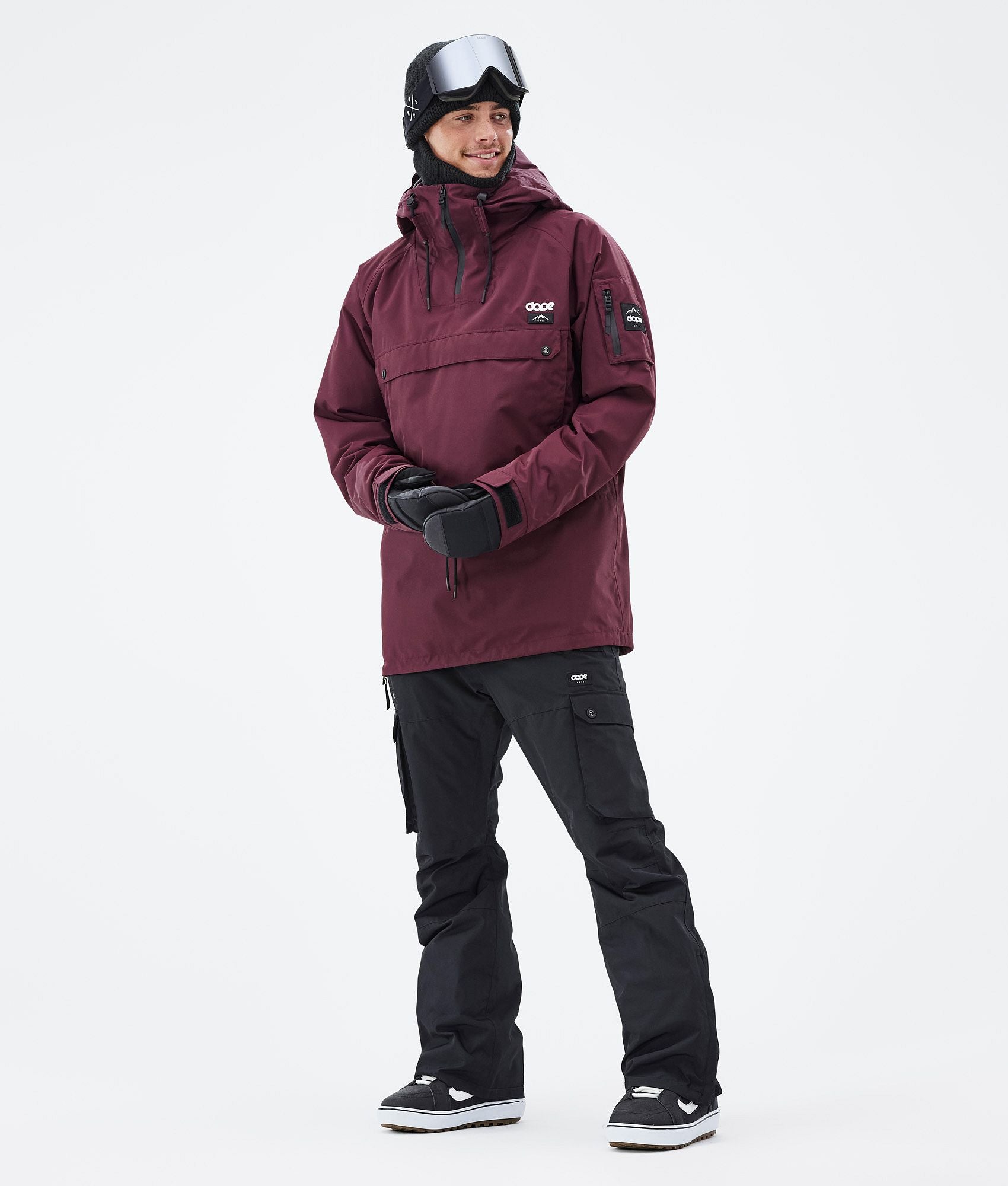 Snowboard Jacket For Men Don Burgundy