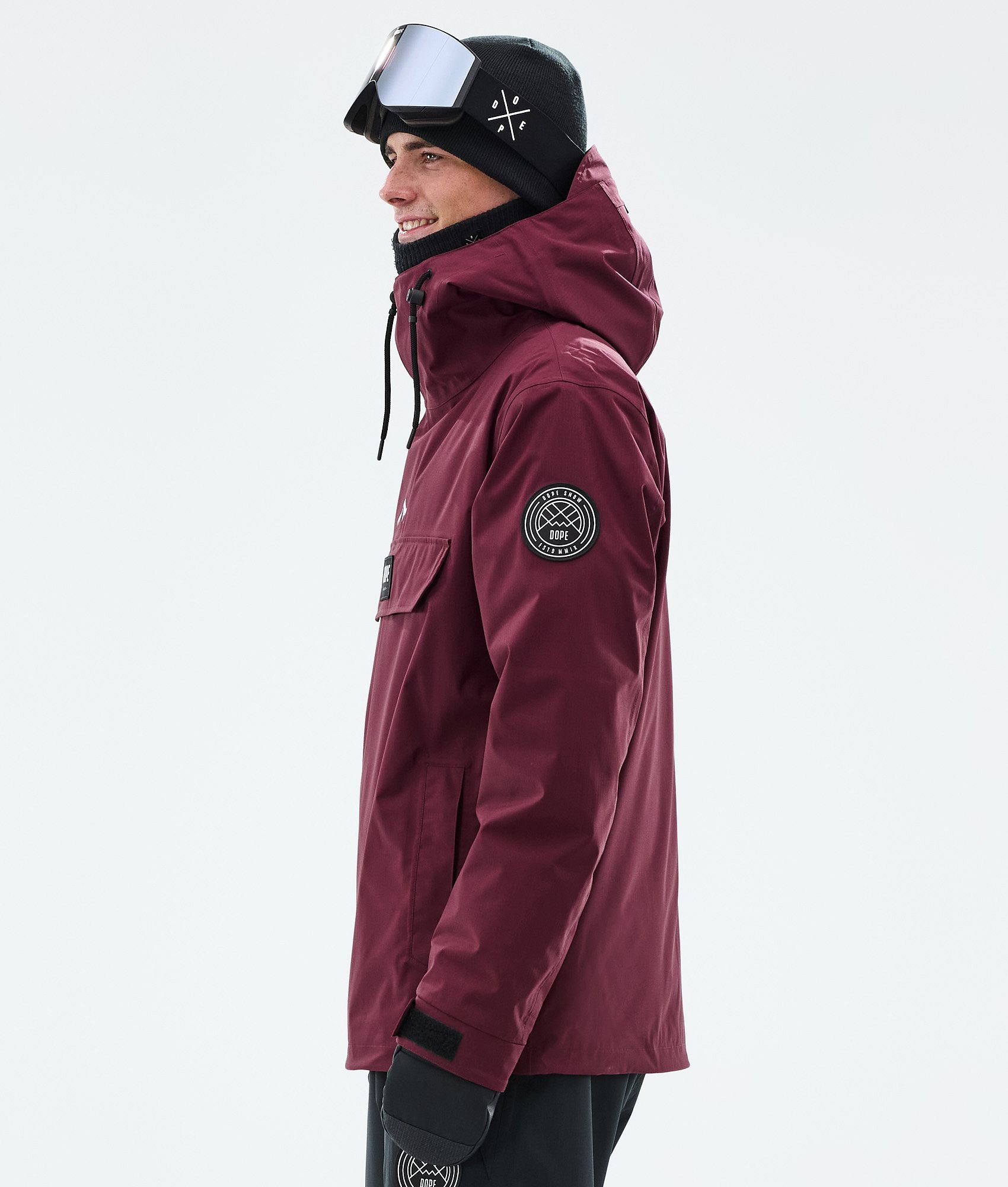 Snowboard Jacket For Men Burgundy