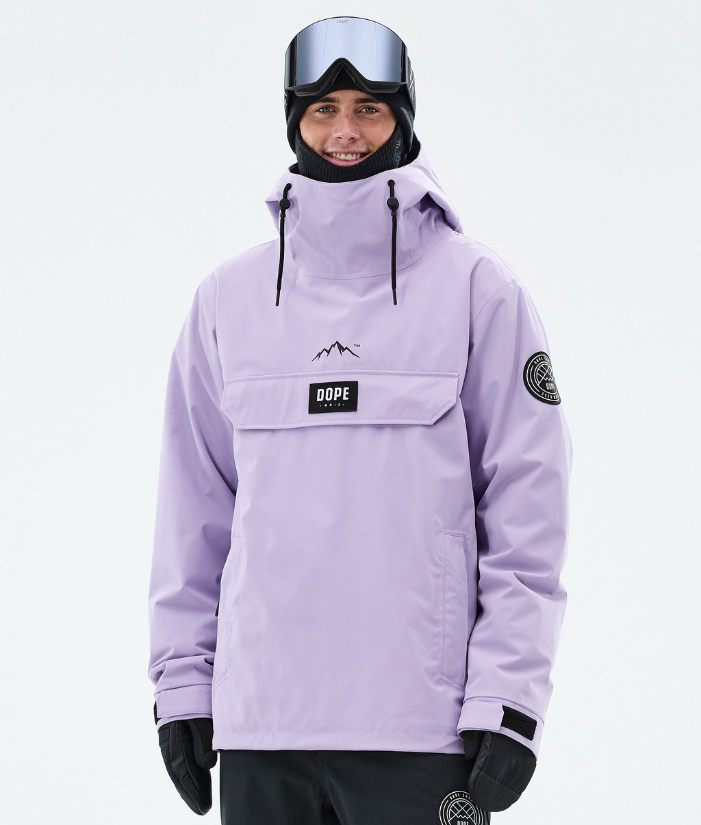 Snowboard Jacket For Men Faded Violet