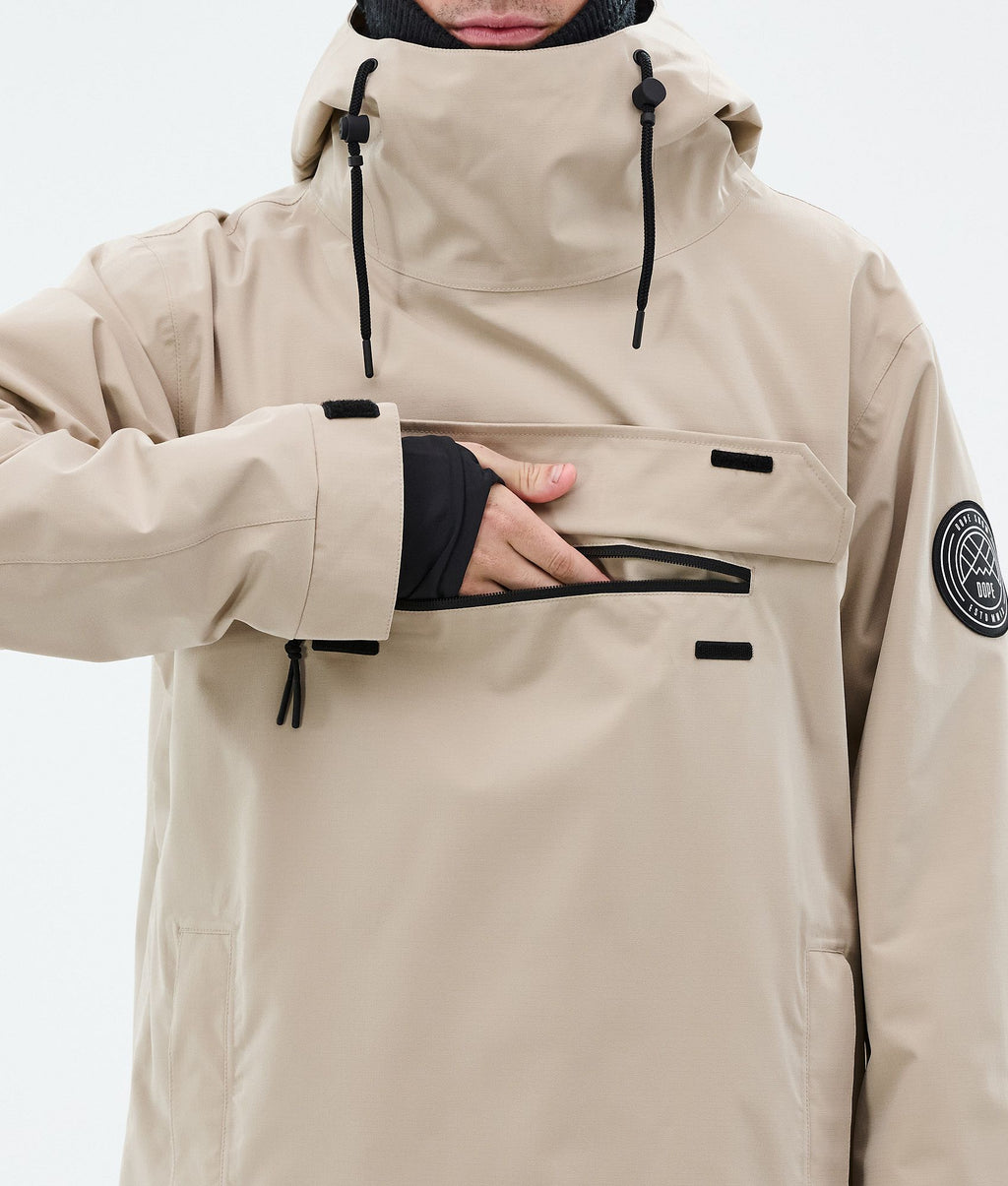 Snowboard Jacket For Men Sand