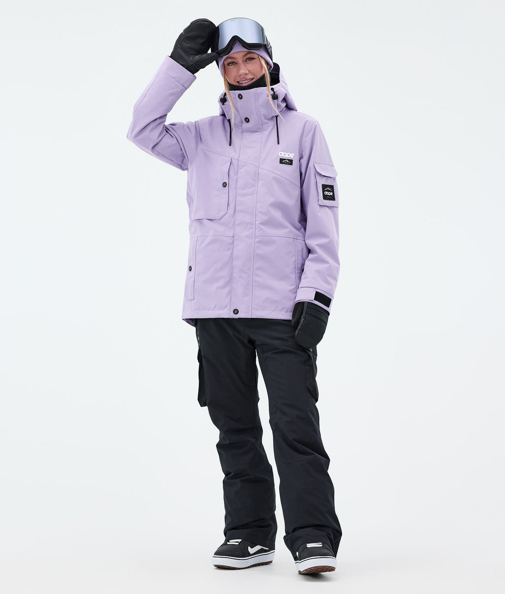 Snowboard Jacket For Women Faded Violet