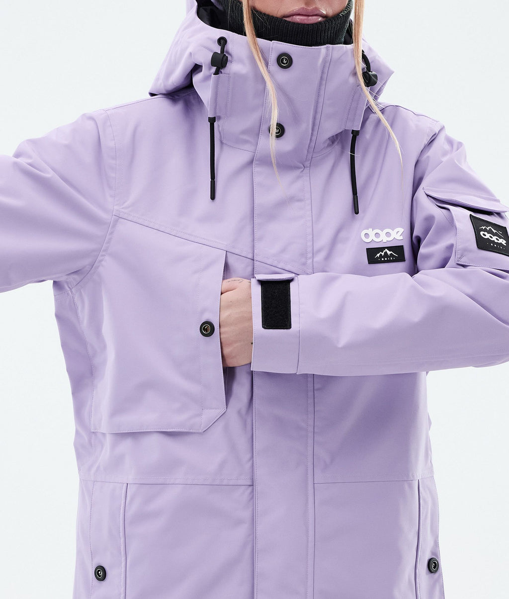 Snowboard Jacket For Women Faded Violet