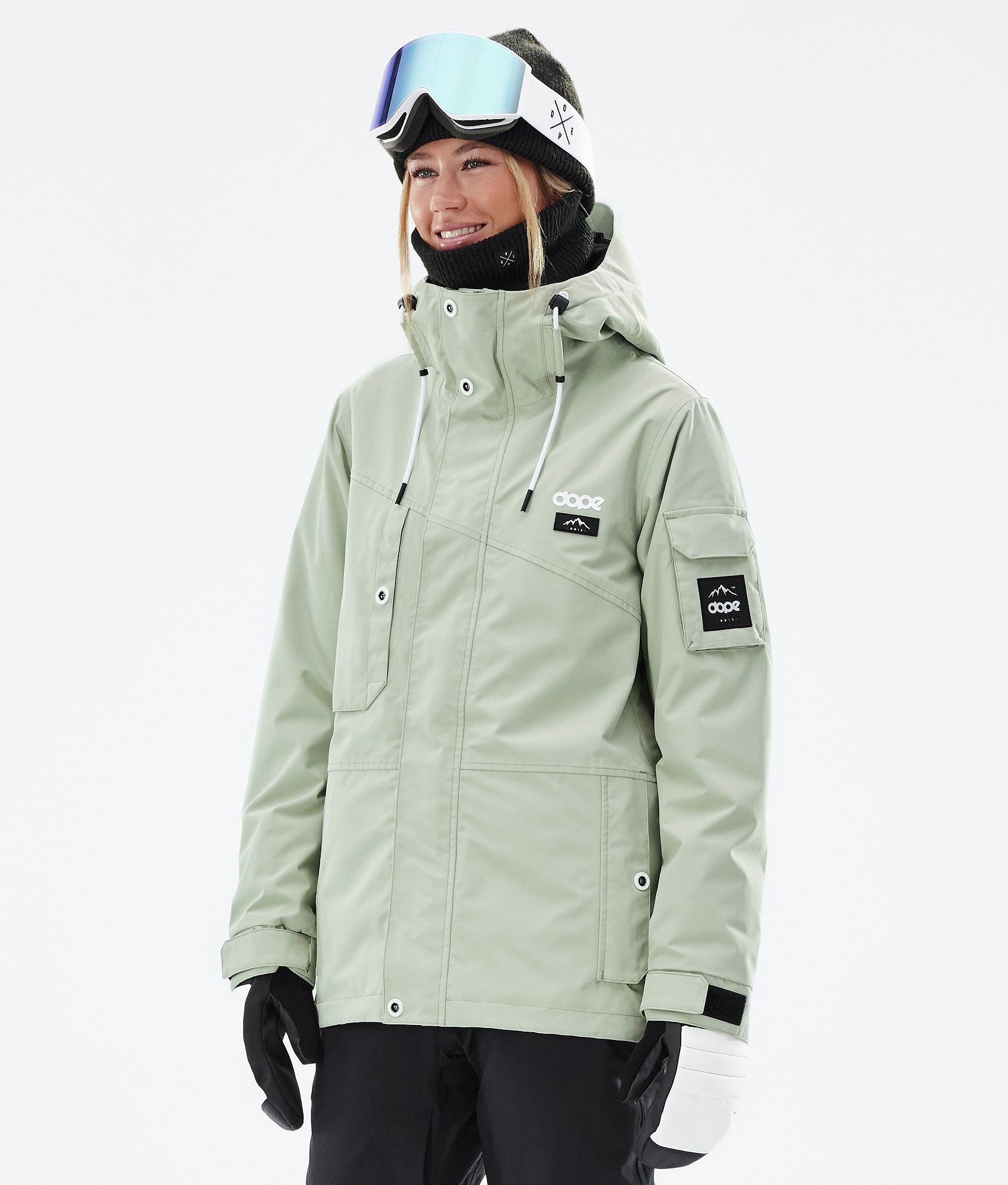 Snowboard Jacket For Women Soft Green