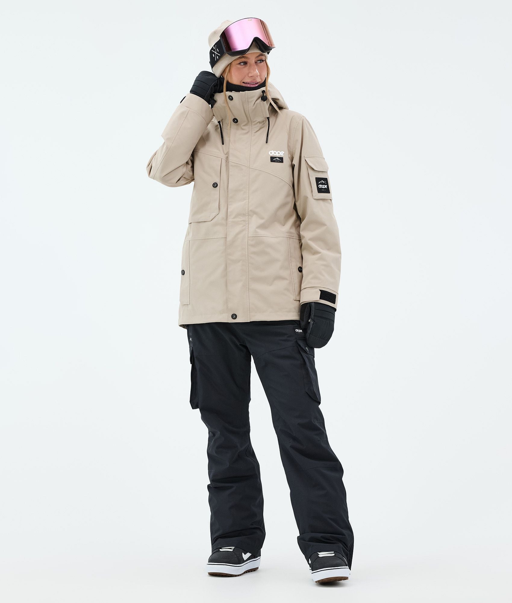 Snowboard Jacket For Women Sand