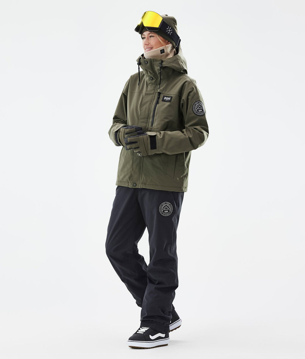 Snowboard Jacket For Women Olive Green