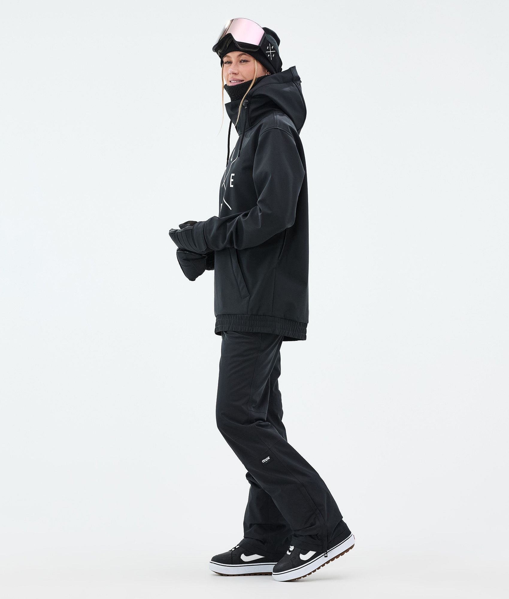 Snowboard Jacket For Women 2X-Up Black