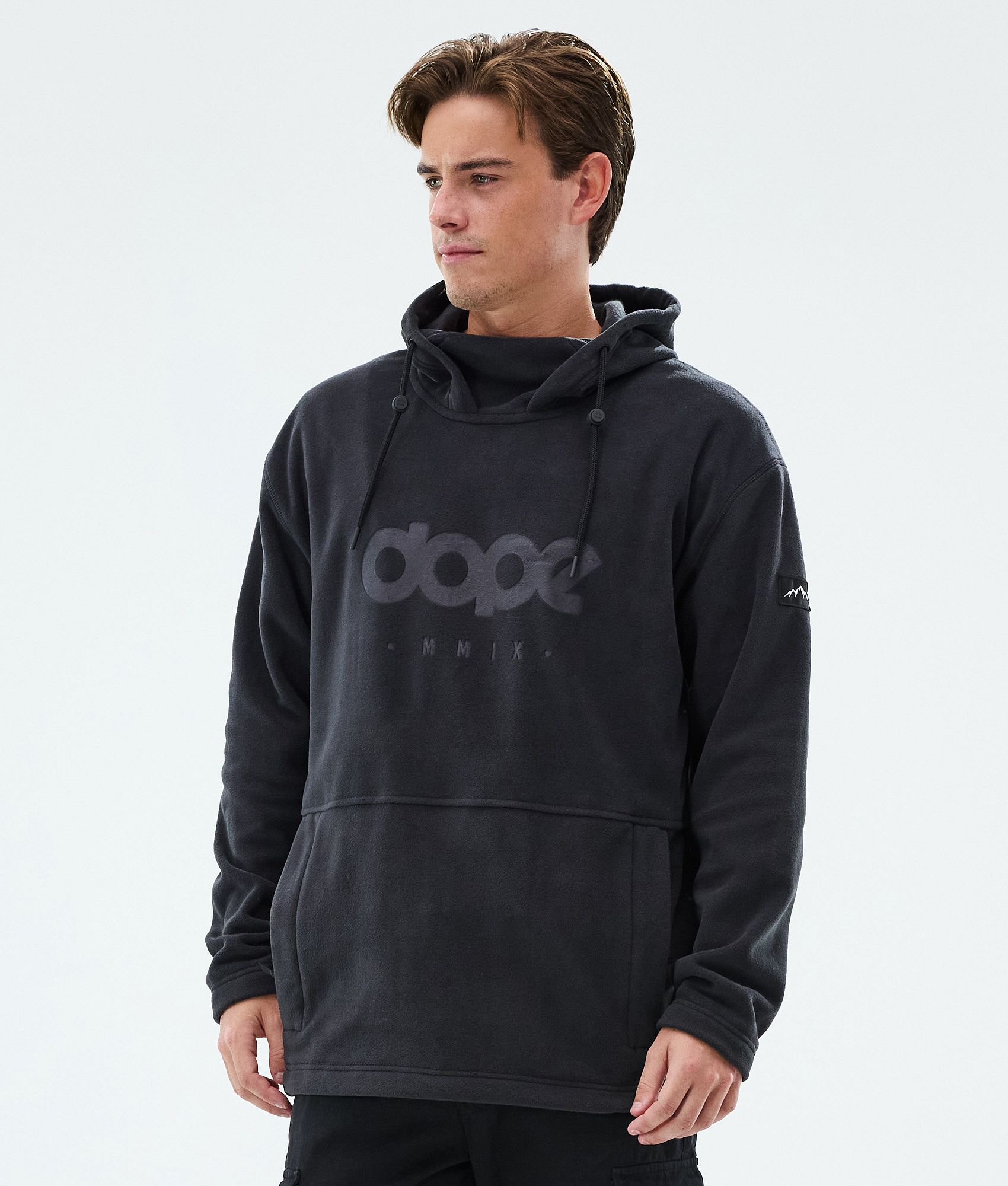Fleece Hoodie For Men Black