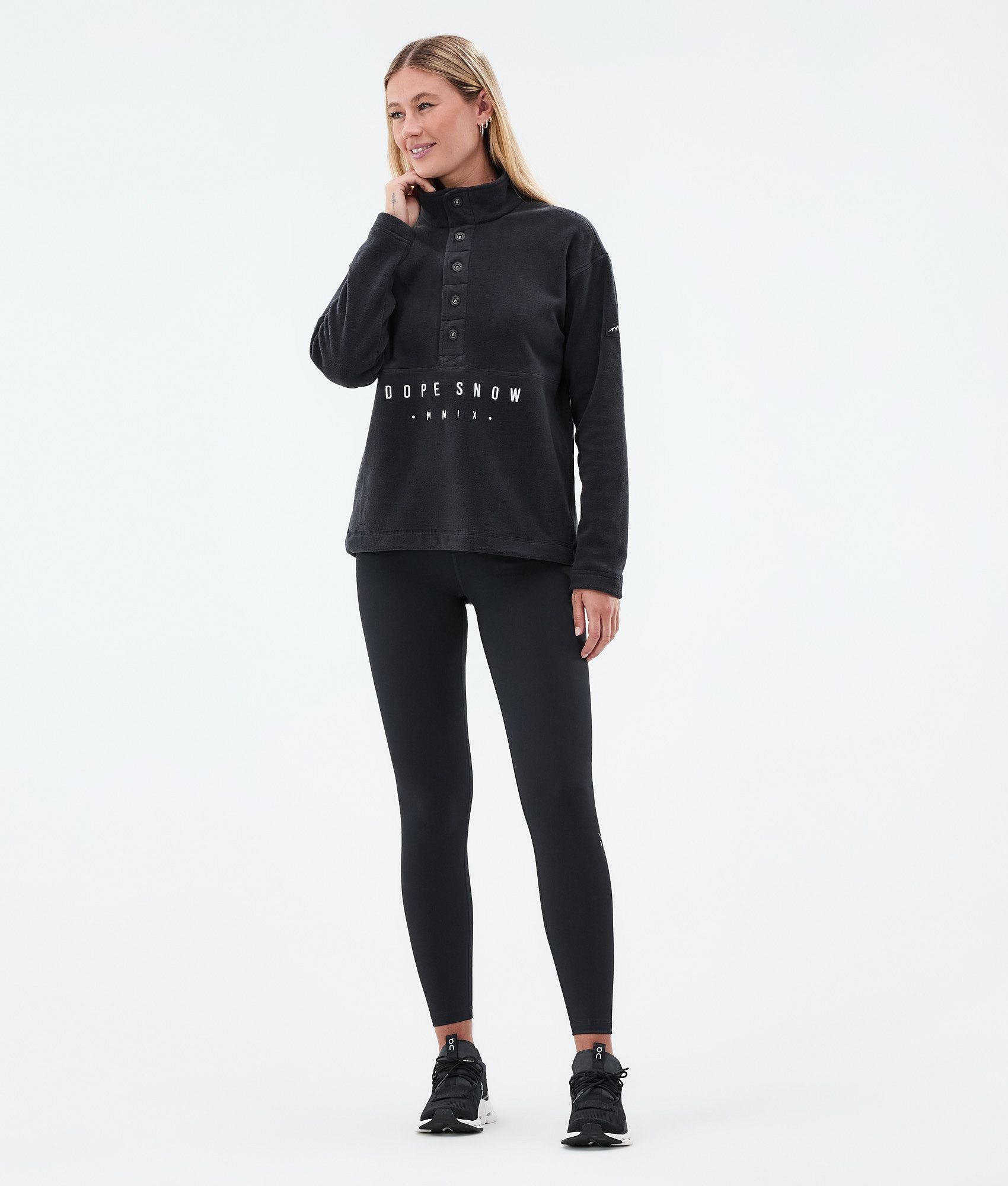 Fleece Sweater For Women Black