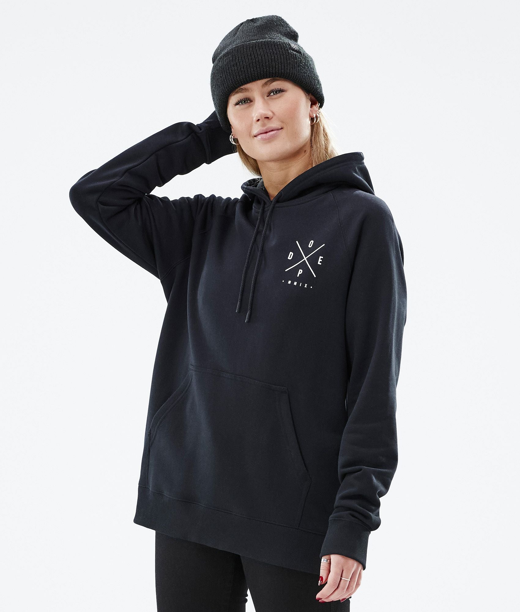 Hoodie Women 2X-Up Black