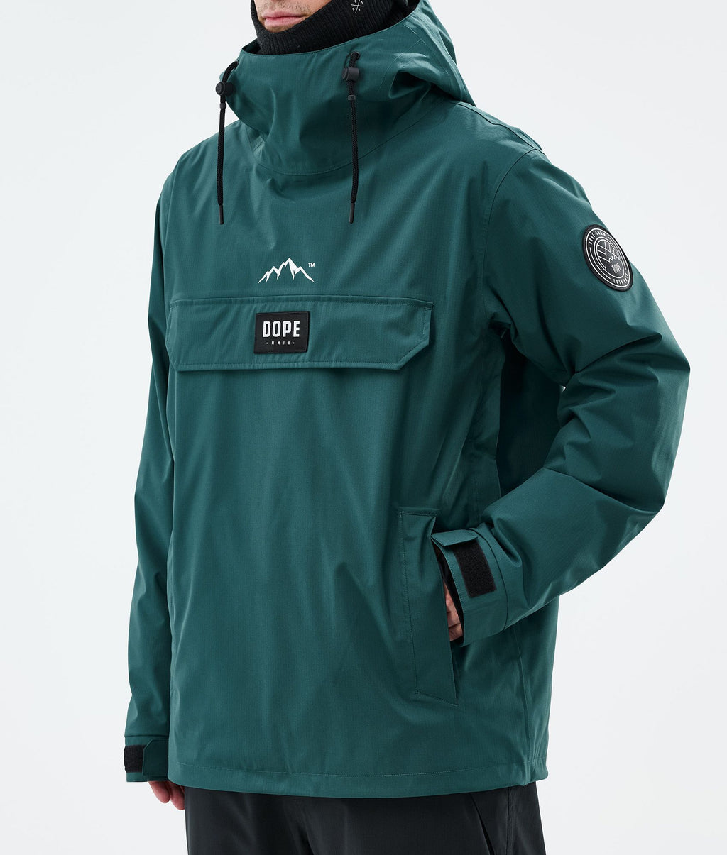 Snowboard Jacket For Men Bottle Green