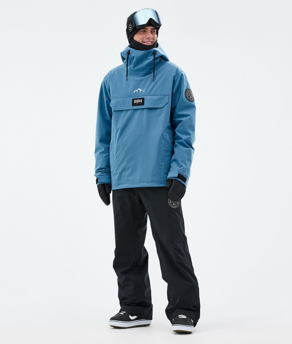 Snowboard Jacket For Men Blue Steel