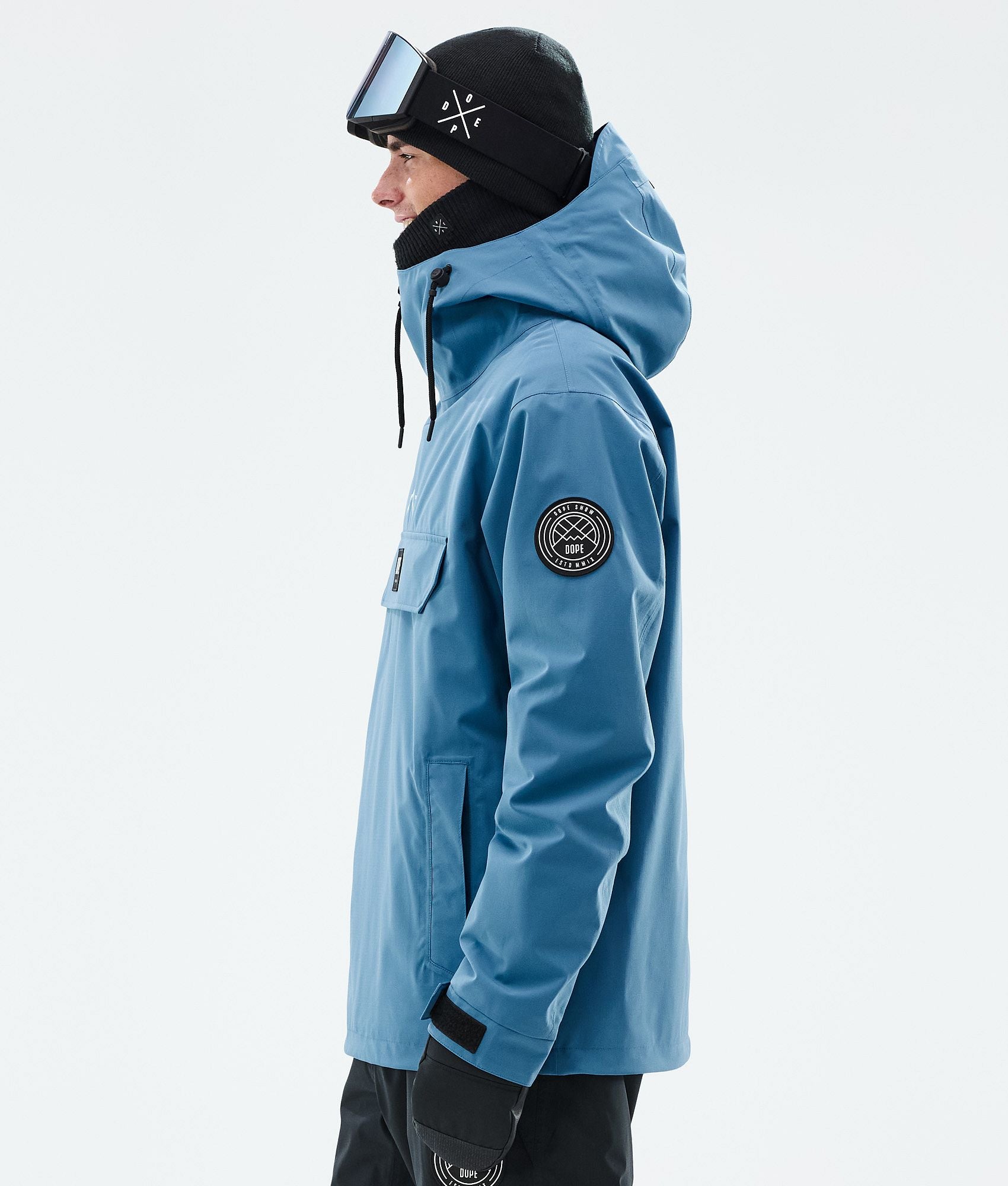 Snowboard Jacket For Men Blue Steel