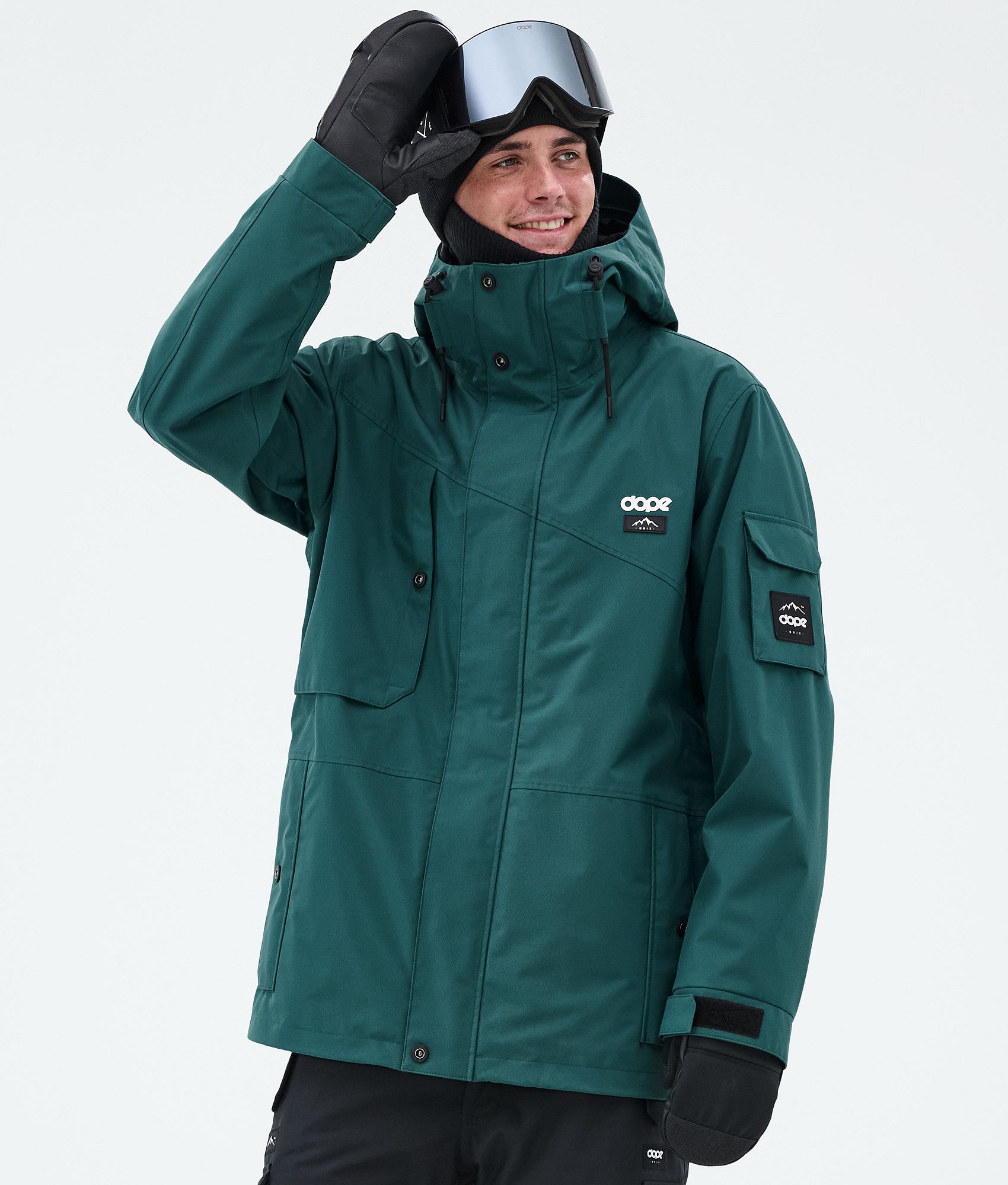 Snowboard Jacket For Men Bottle Green