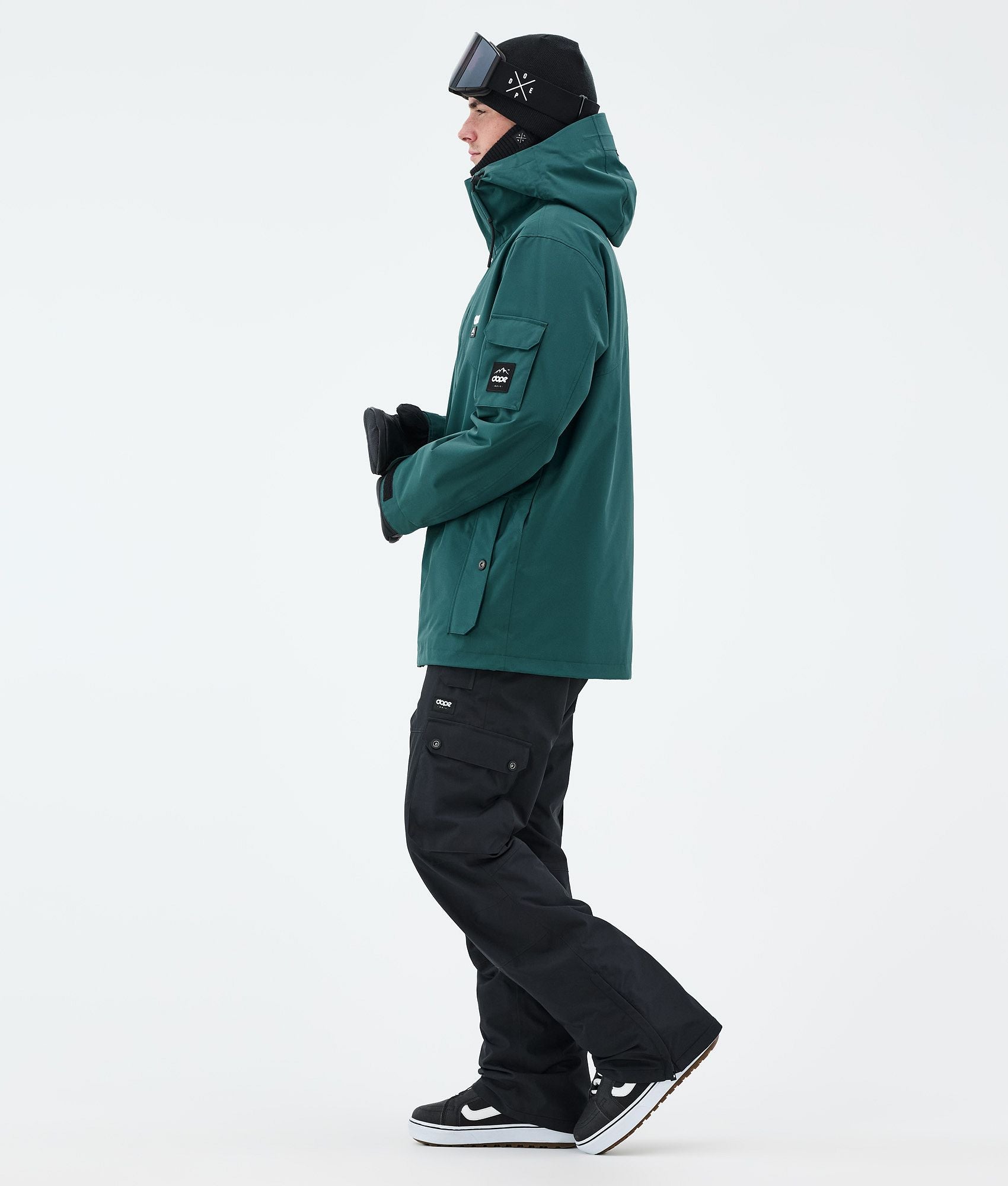 Snowboard Jacket For Men Bottle Green