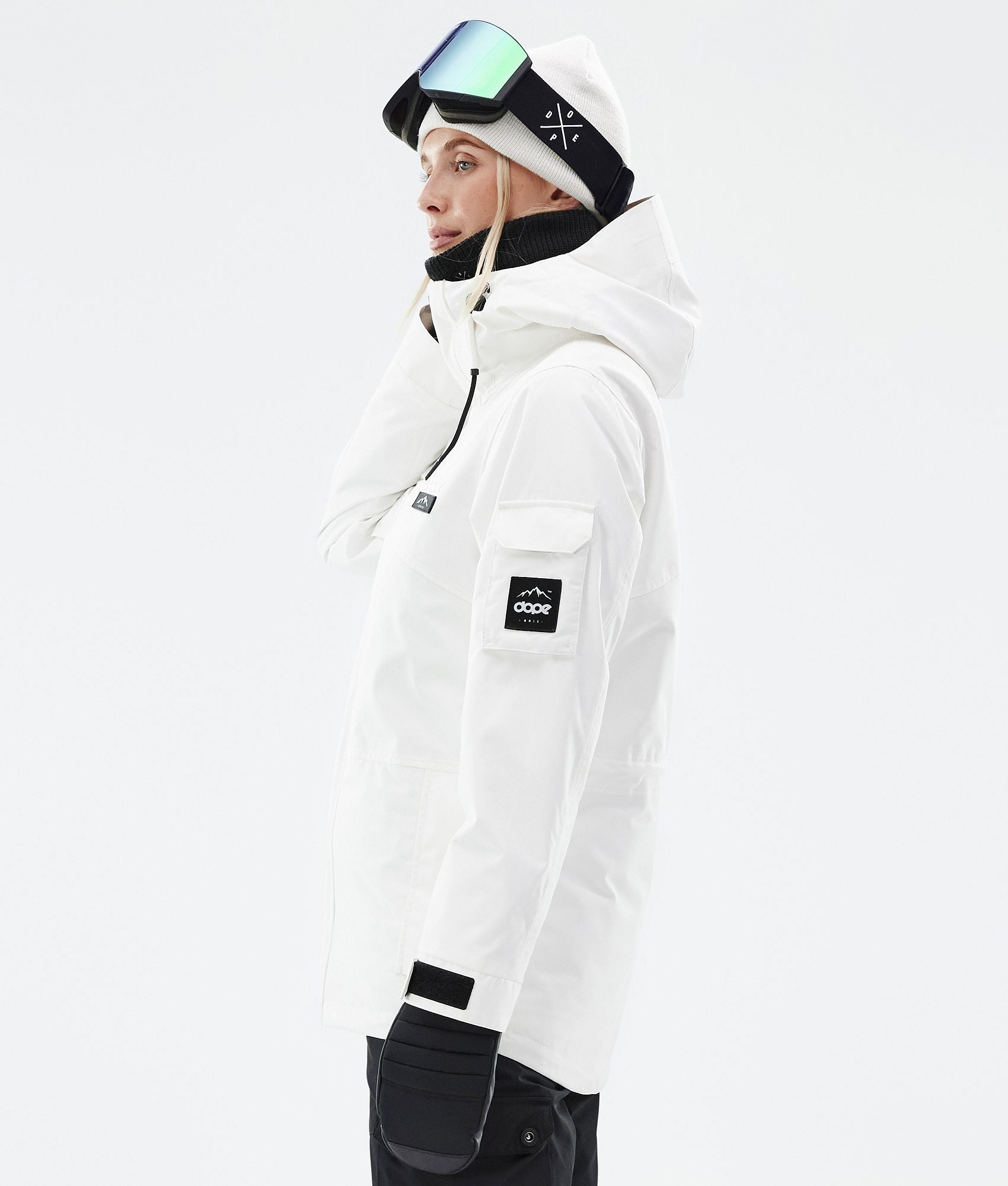 Snowboard Jacket For Women Old White
