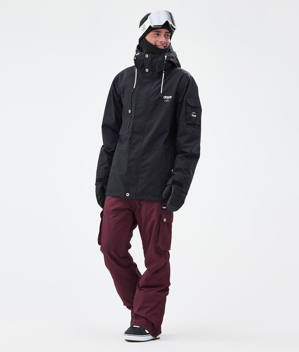 Snowboard Pants For Men Burgundy