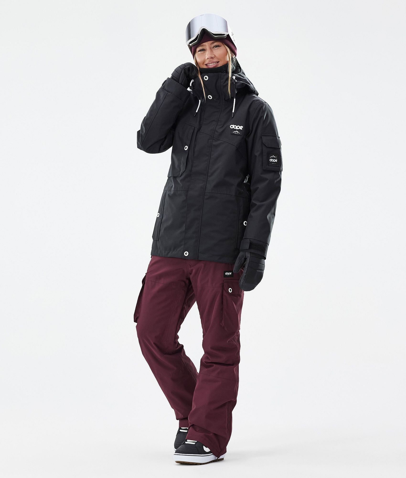 Snowboard Pants For Women Burgundy