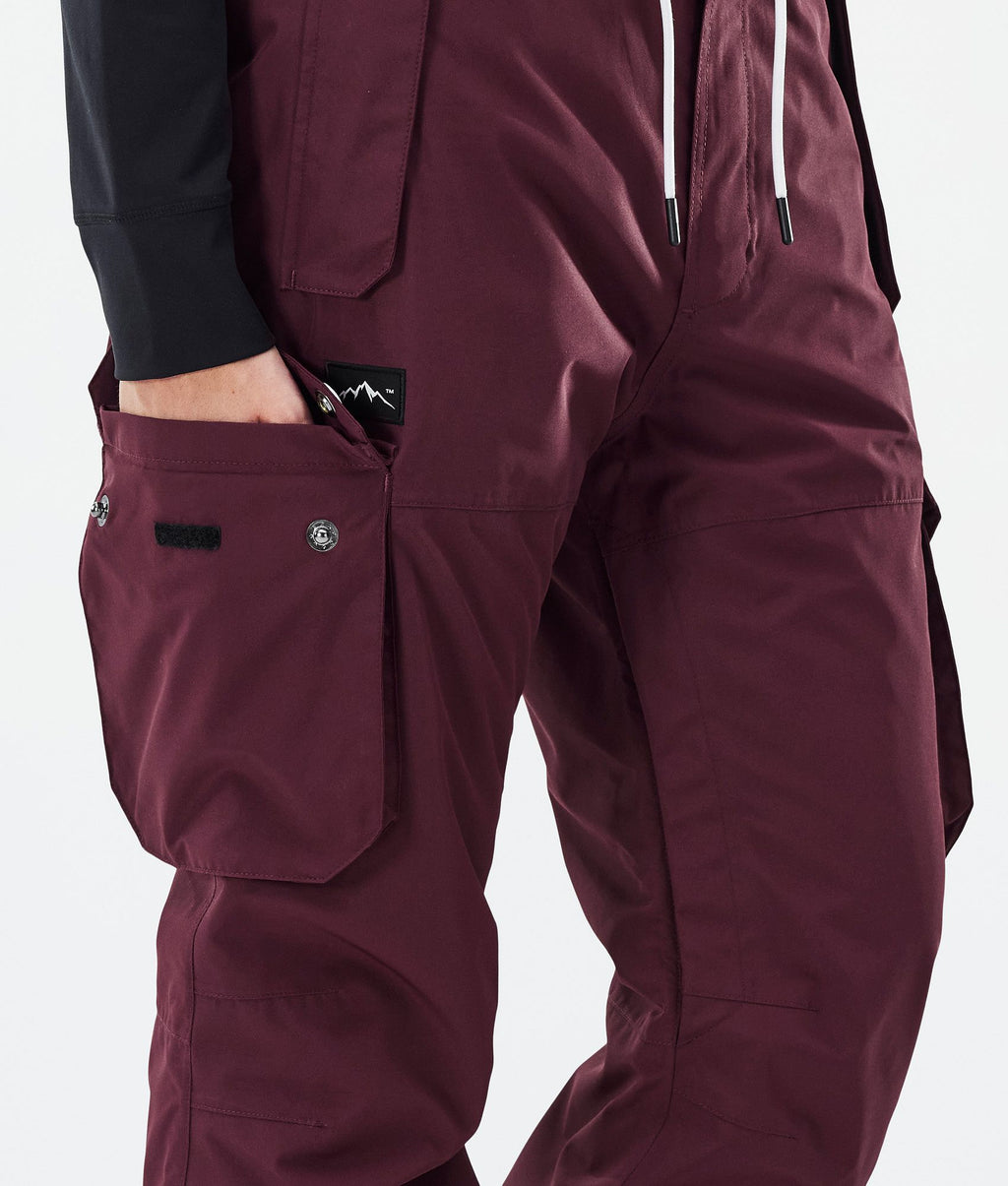 Snowboard Pants For Women Burgundy