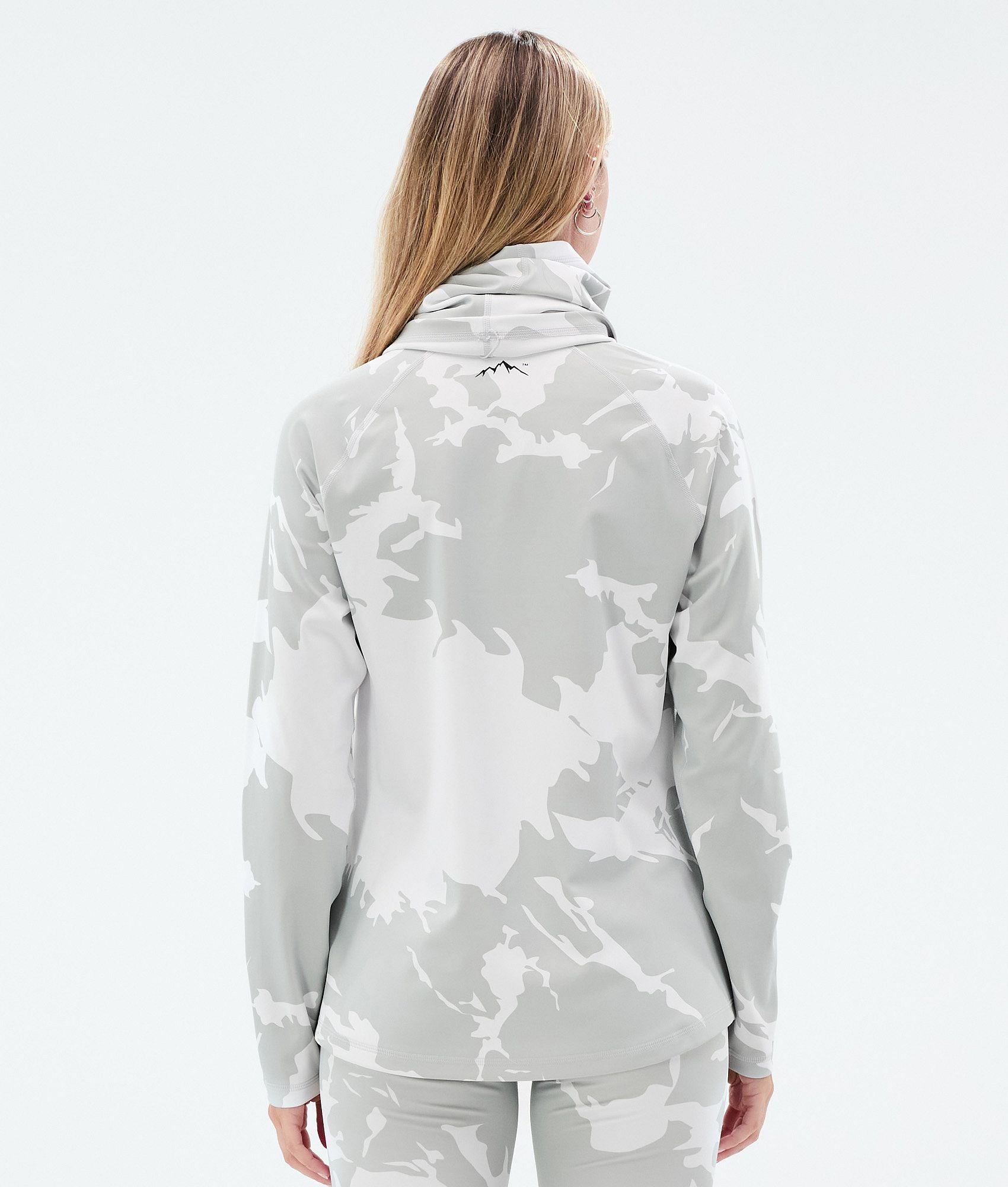 Base Layer Top For Women 2X-Up Grey Camo