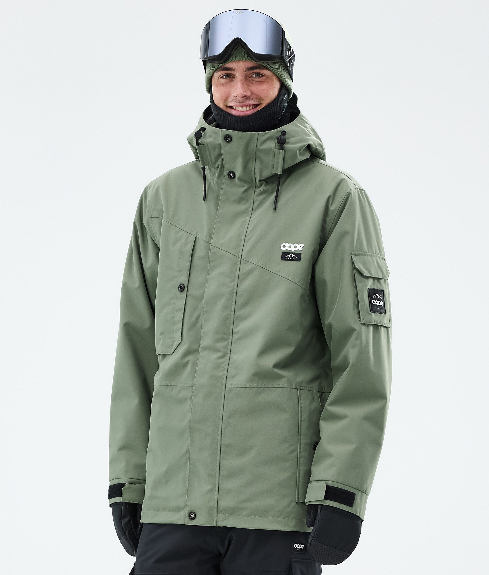Snowboard Jacket For Men Moss Green