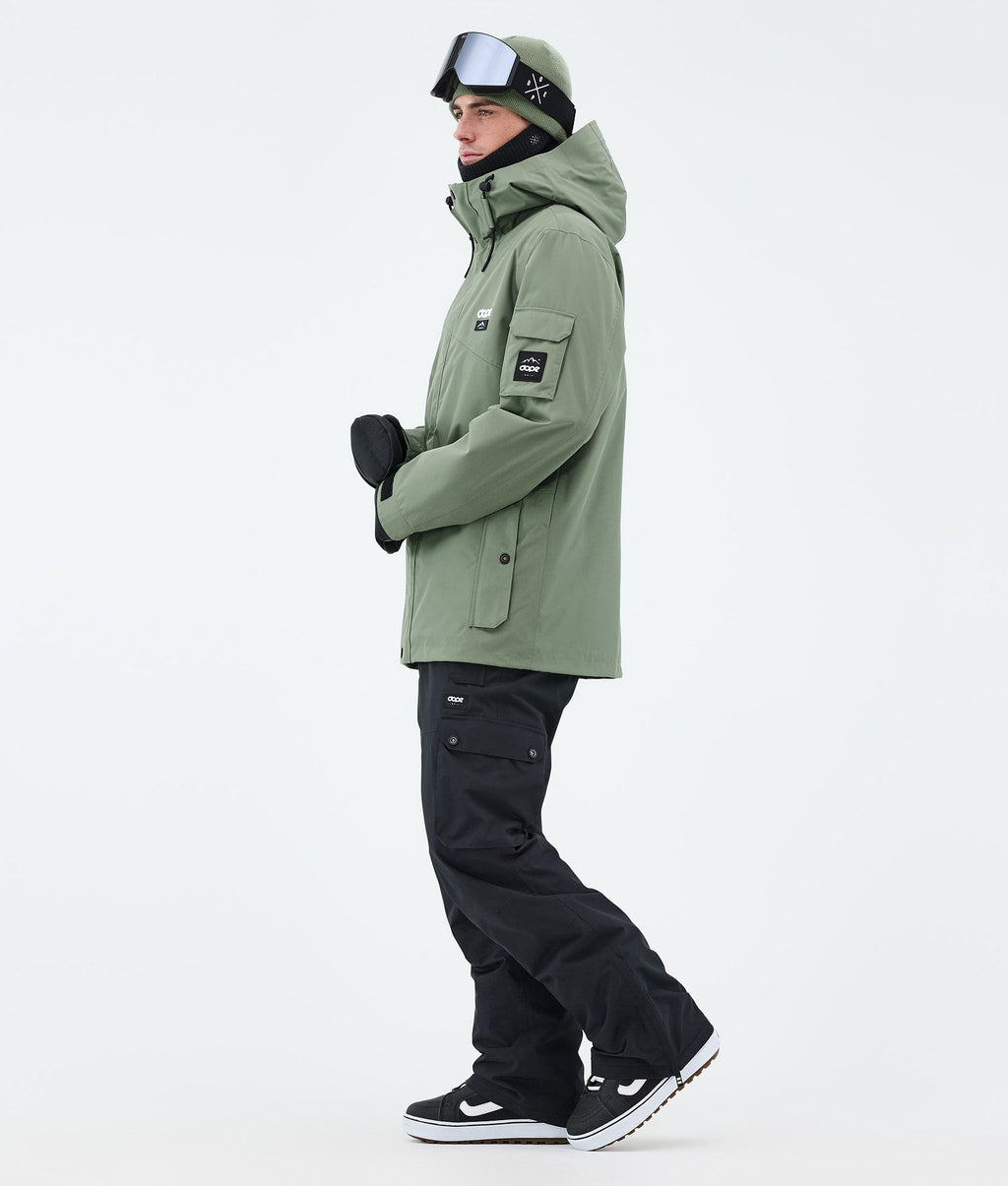 Snowboard Jacket For Men Moss Green