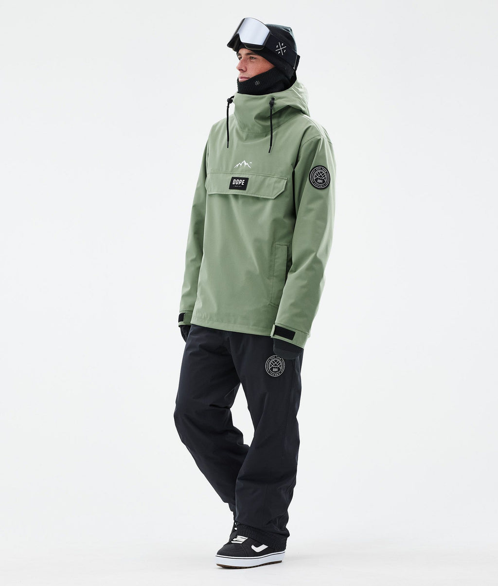 Snowboard Jacket For Men Moss Green