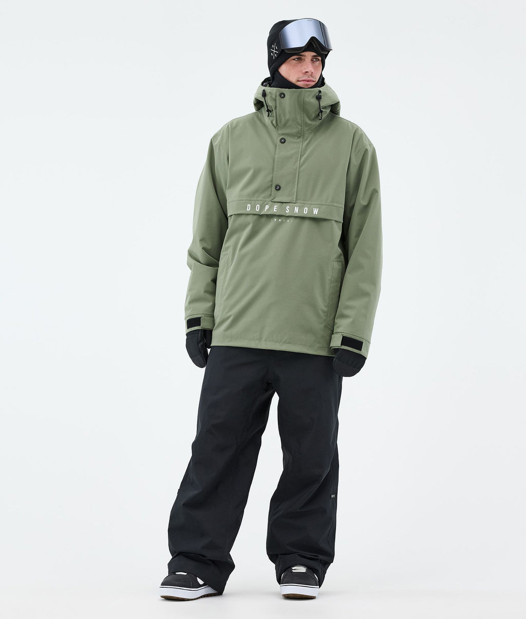 Snowboard Jacket For Men Moss Green