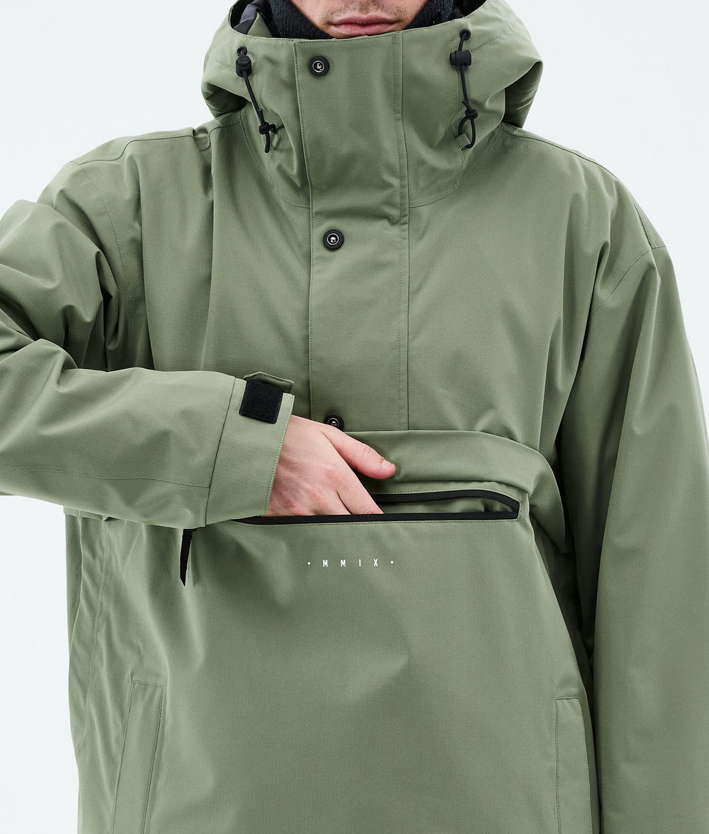 Snowboard Jacket For Men Moss Green