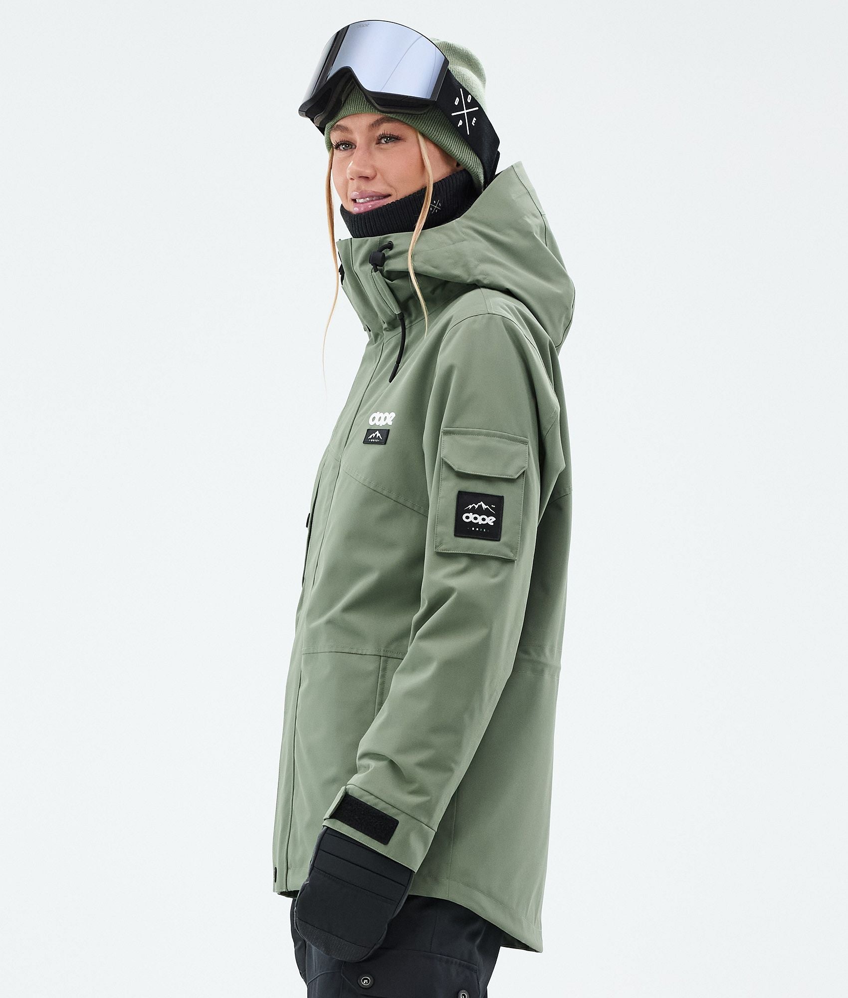 Snowboard Jacket For Women Moss Green