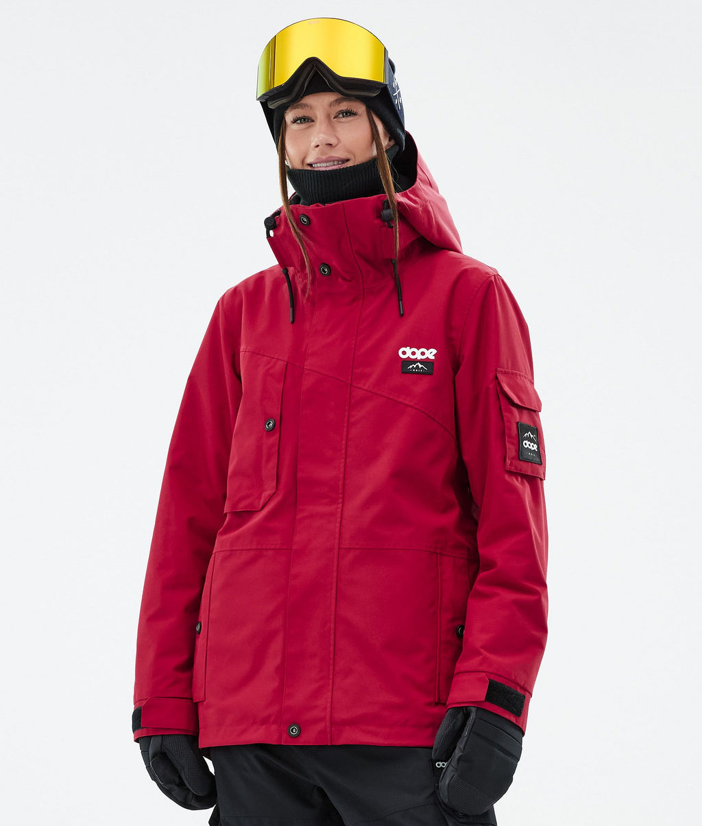 Snowboard Jacket For Women Deep Red