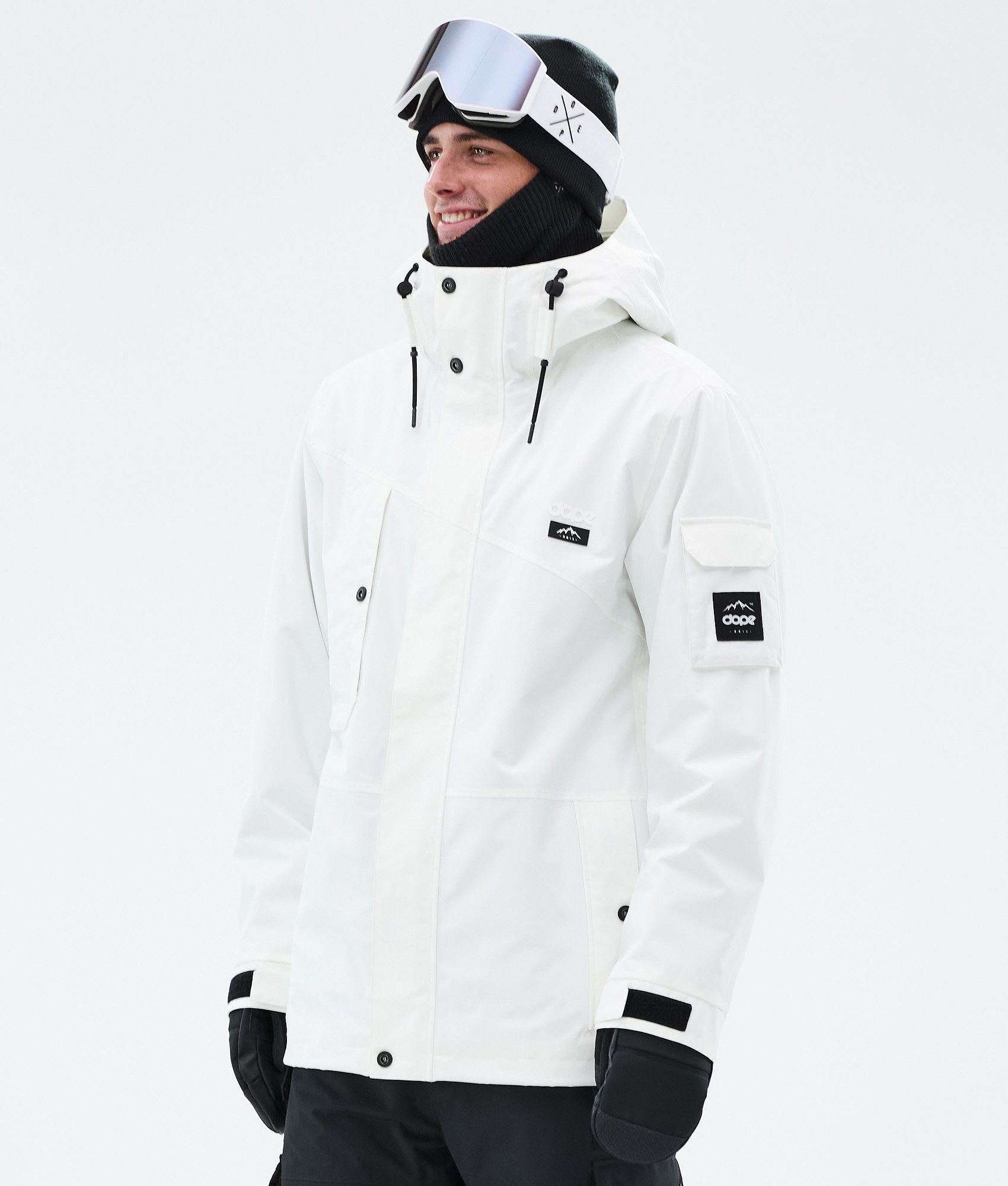 Snowboard Jacket For Men Whitish