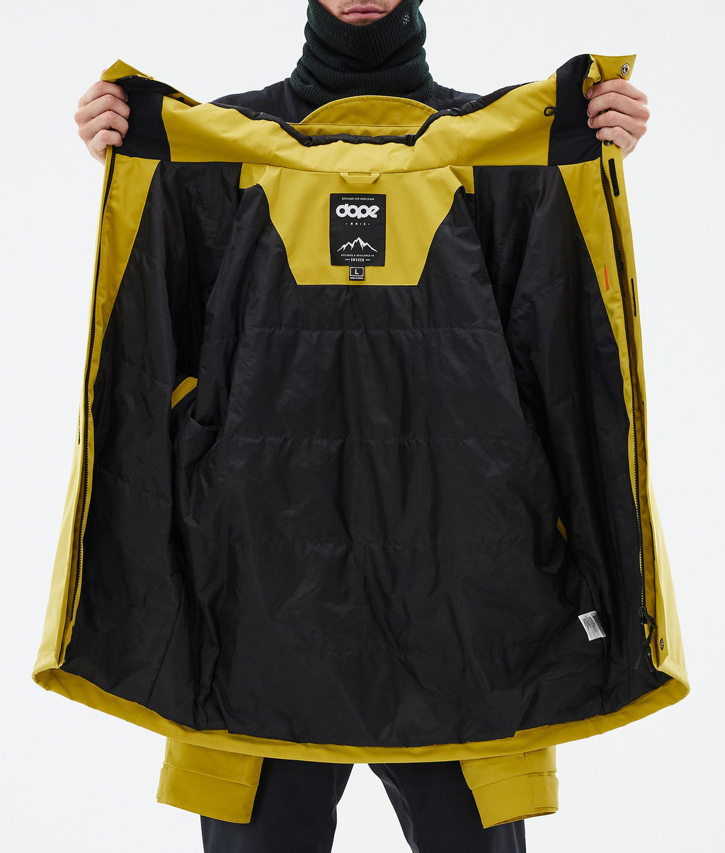 Snowboard Jacket For Men Yellow