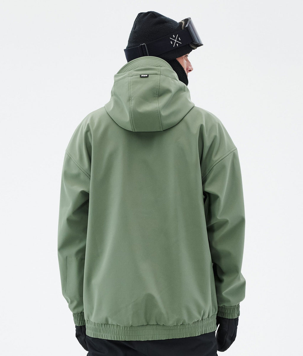 Snowboard Jacket For Men Moss Green