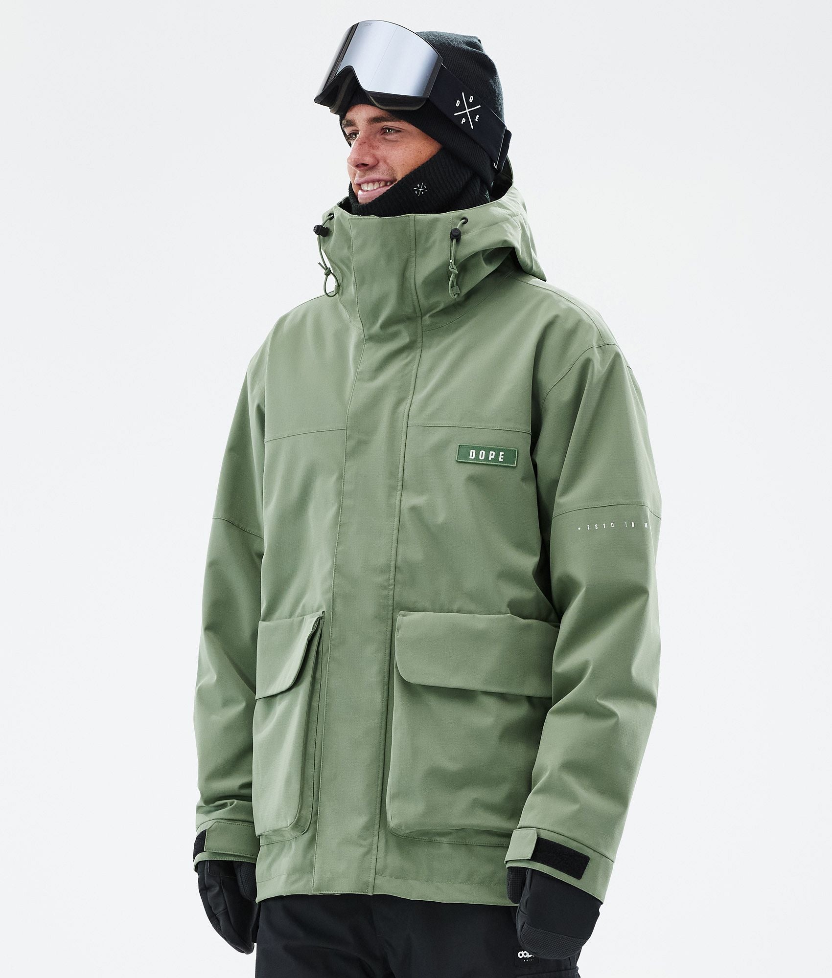 Snowboard Jacket For Men Moss Green