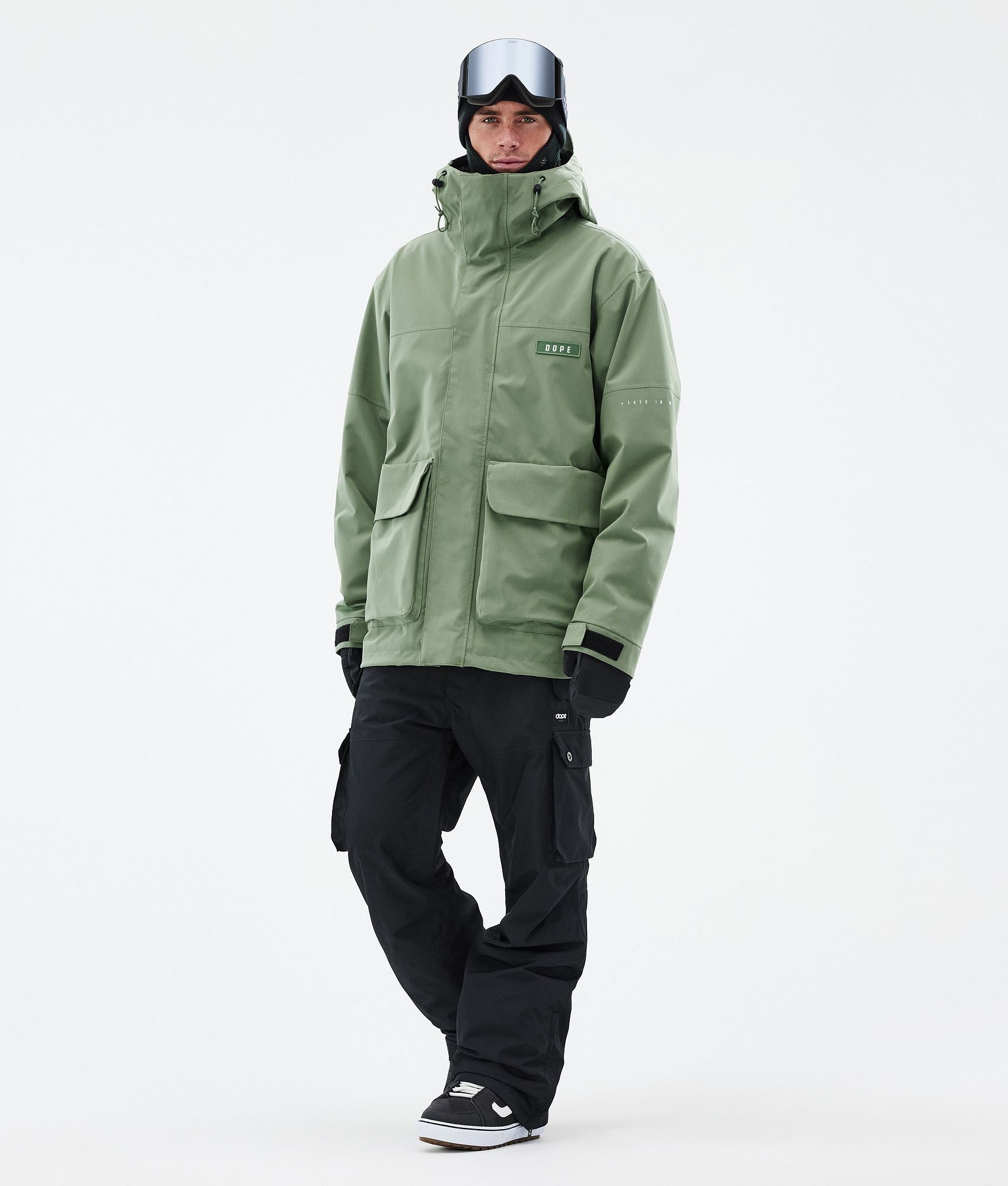Snowboard Jacket For Men Moss Green