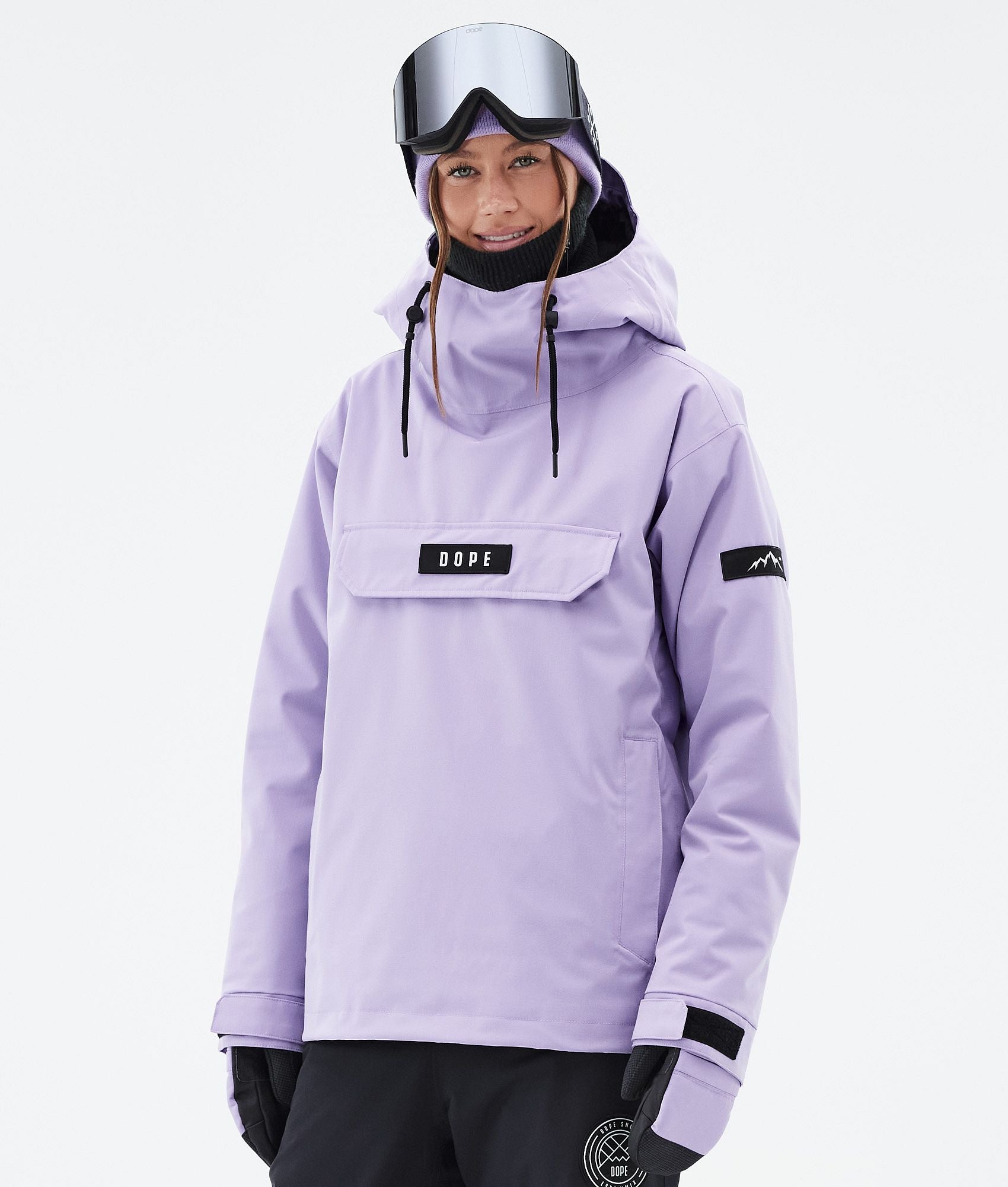 Snowboard Jacket For Women Corduroy Faded Violet