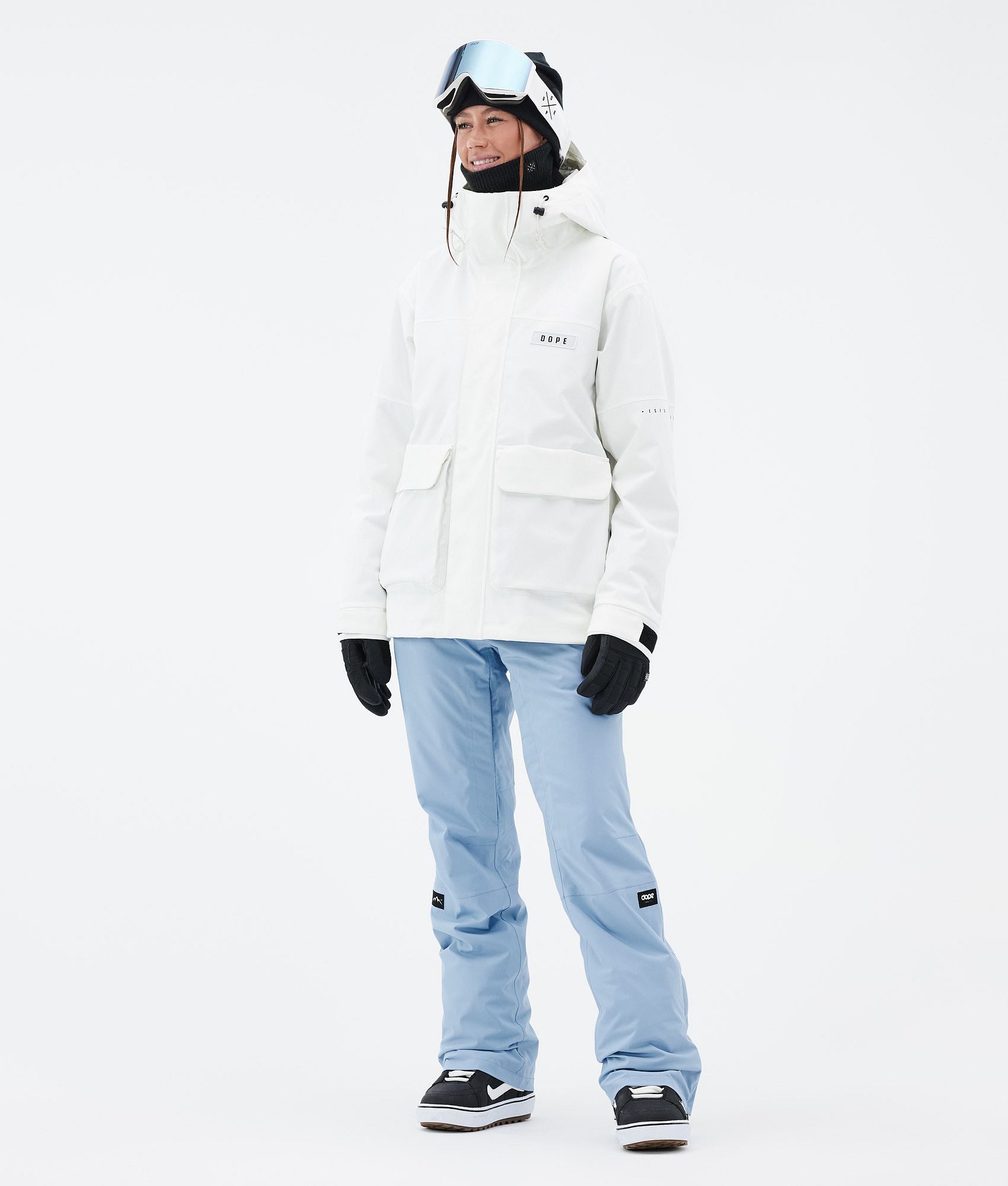 Snowboard Jacket For Women Whitish