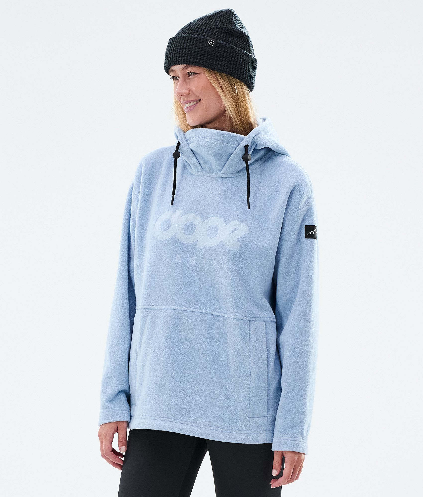 Fleece Hoodie For Women Light Blue