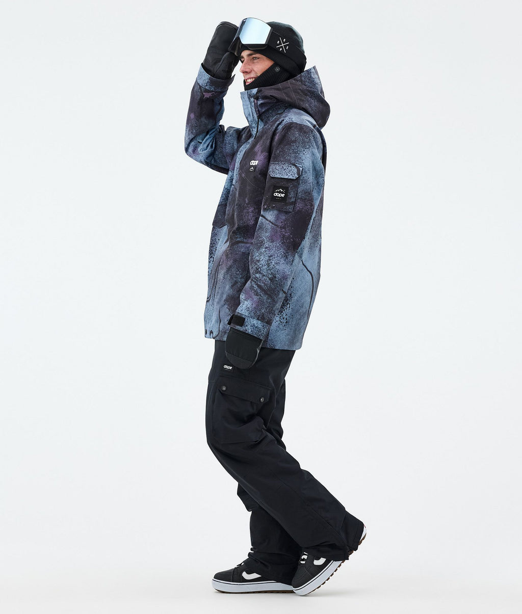 Snowboard Jacket For Men Jungle Purple