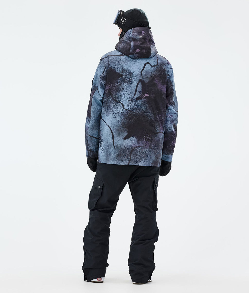 Snowboard Jacket For Men Jungle Purple