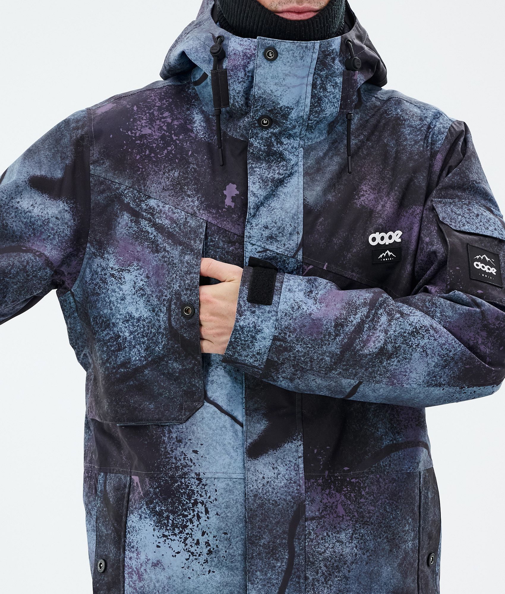 Snowboard Jacket For Men Jungle Purple