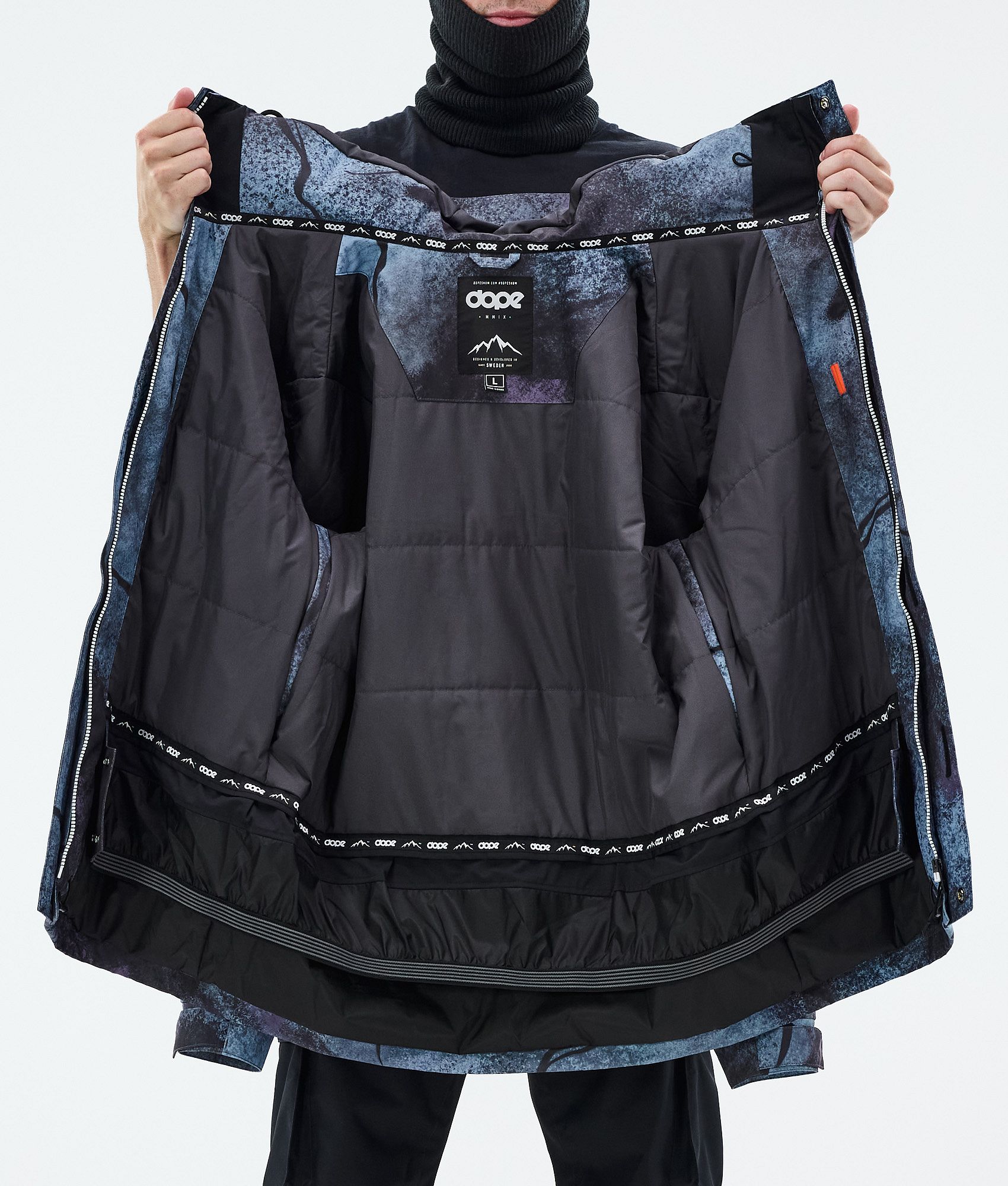 Snowboard Jacket For Men Jungle Purple